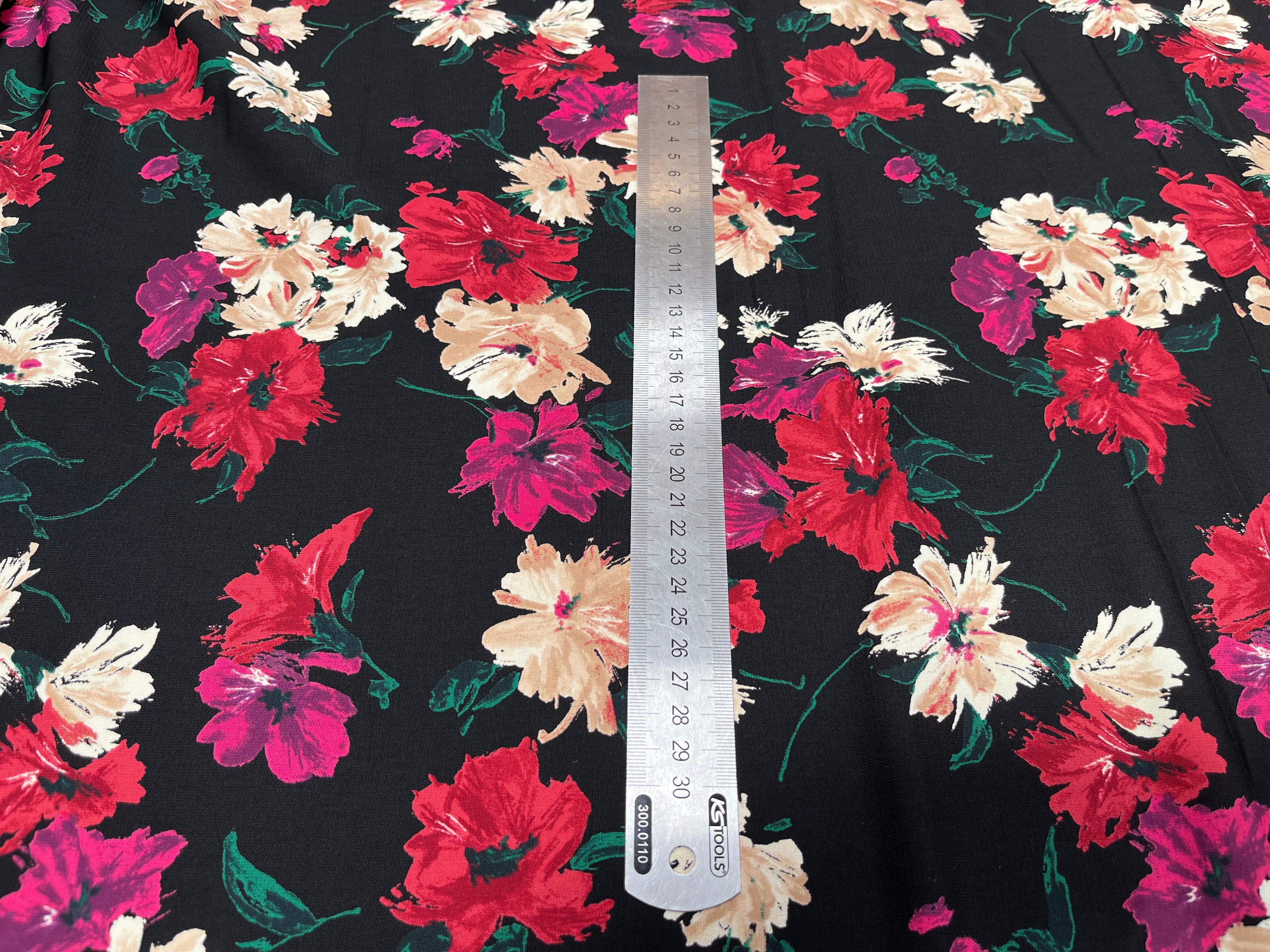 (Chute) WOOLPEACH GROSSE FLEUR MARRON ROUGE VIOLET VERT - My Little Coupon