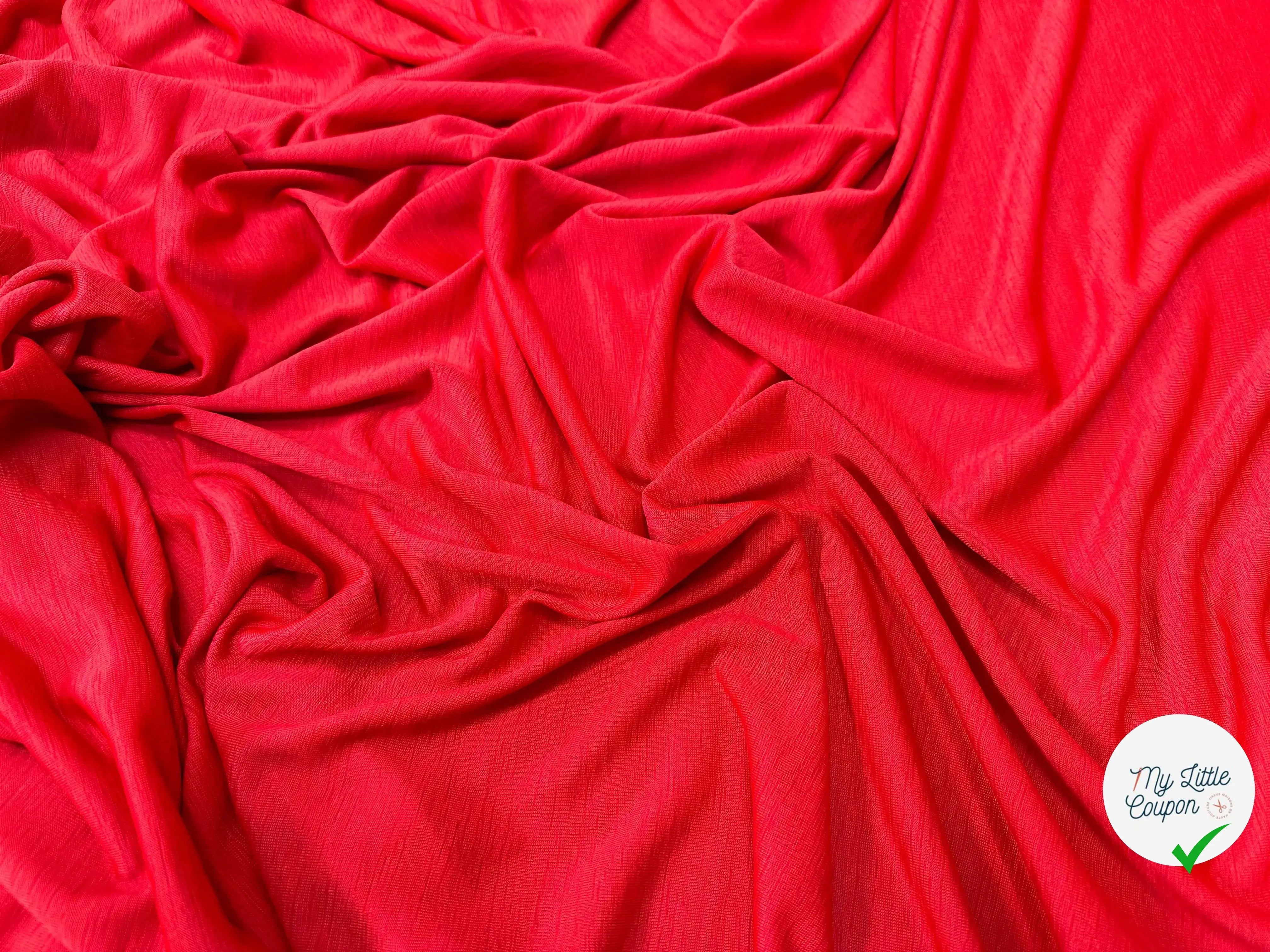 JERSEY JASPÉ ROUGE ORANGÉ - My Little Coupon