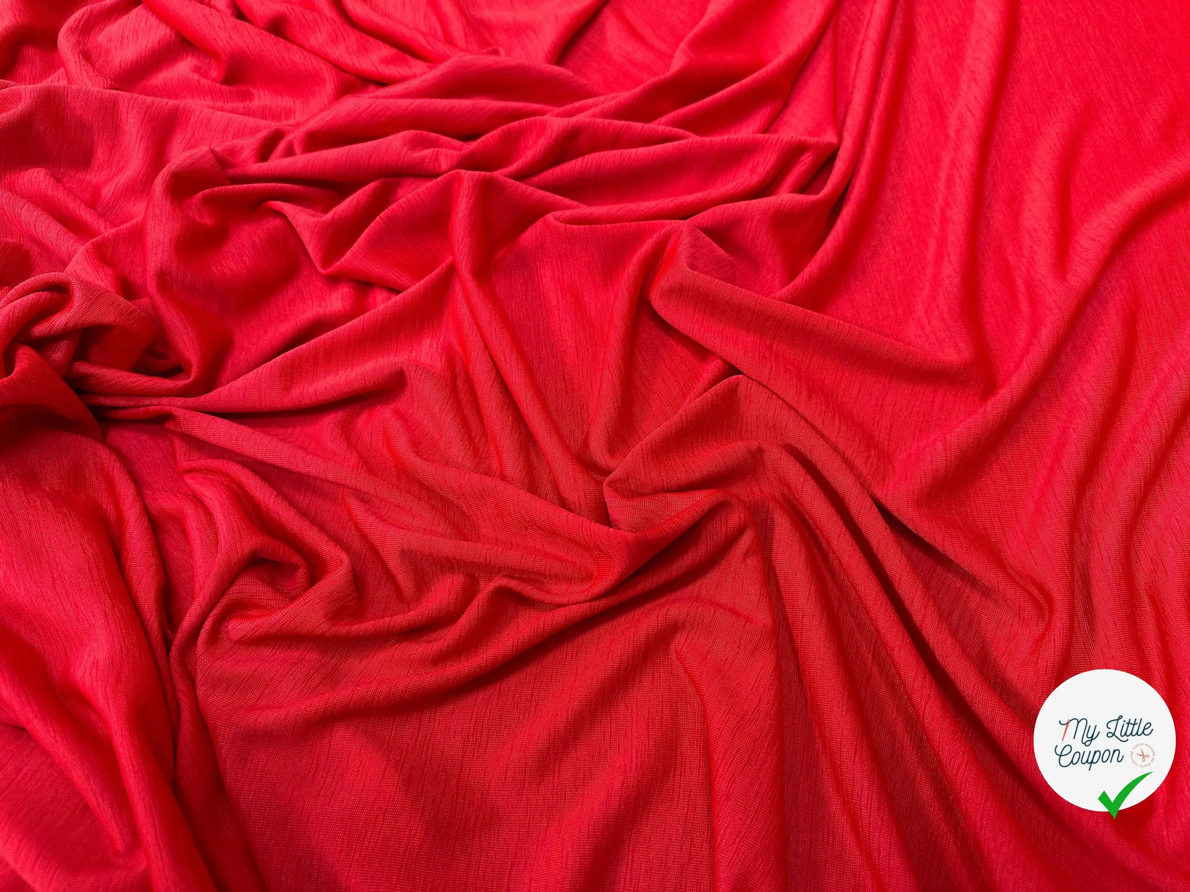 JERSEY JASPÉ ROUGE ORANGÉ - My Little Coupon