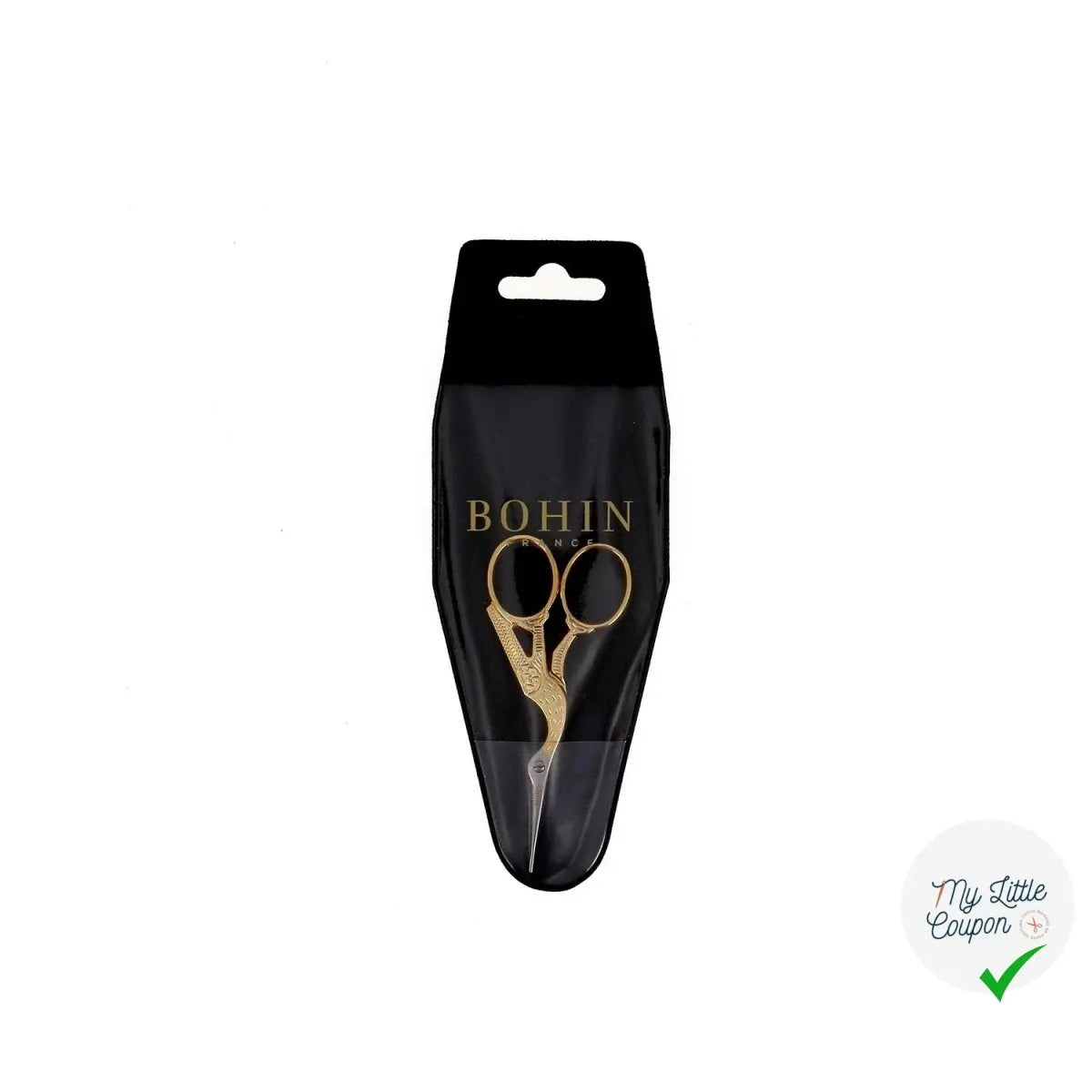 Ciseaux de broderie "Cigogne dorée" - My Little Coupon