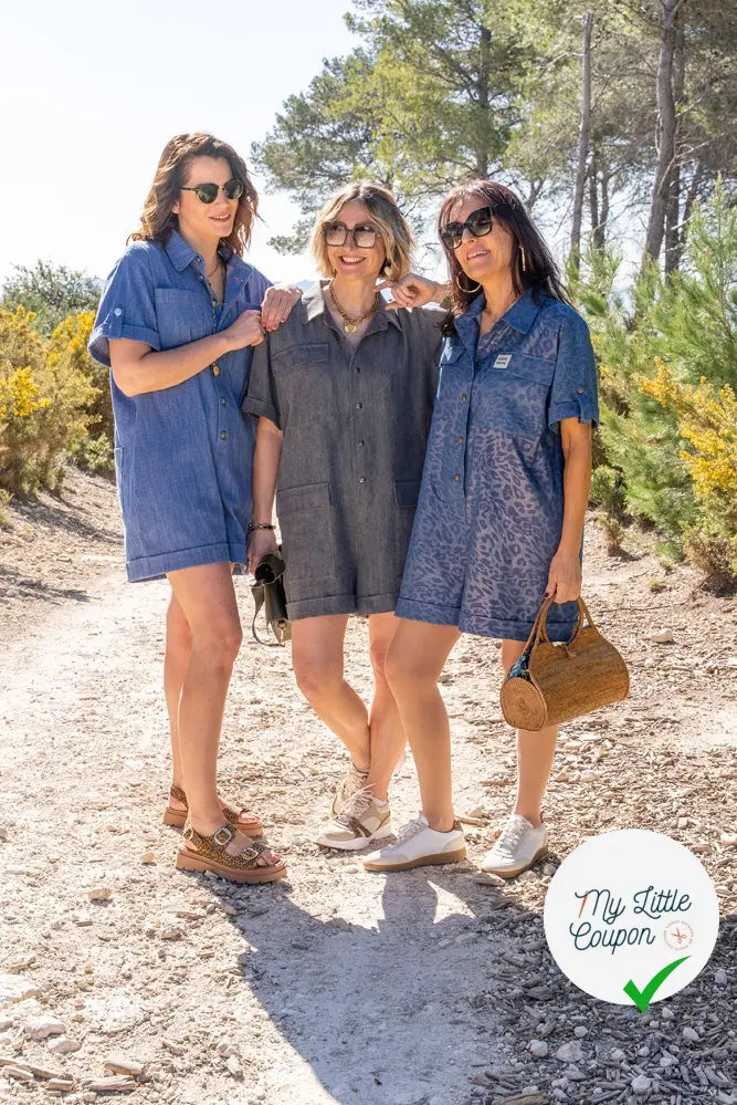 Combinaison/Chemise Courtney - Tailles 50 à 60 - My Little Coupon