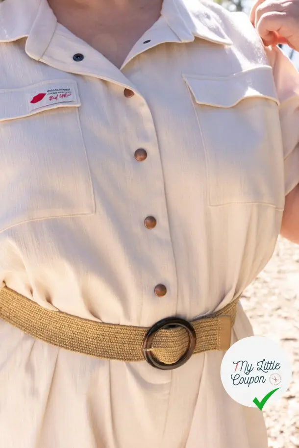 Combinaison/Chemise Courtney - Tailles 50 à 60 - My Little Coupon