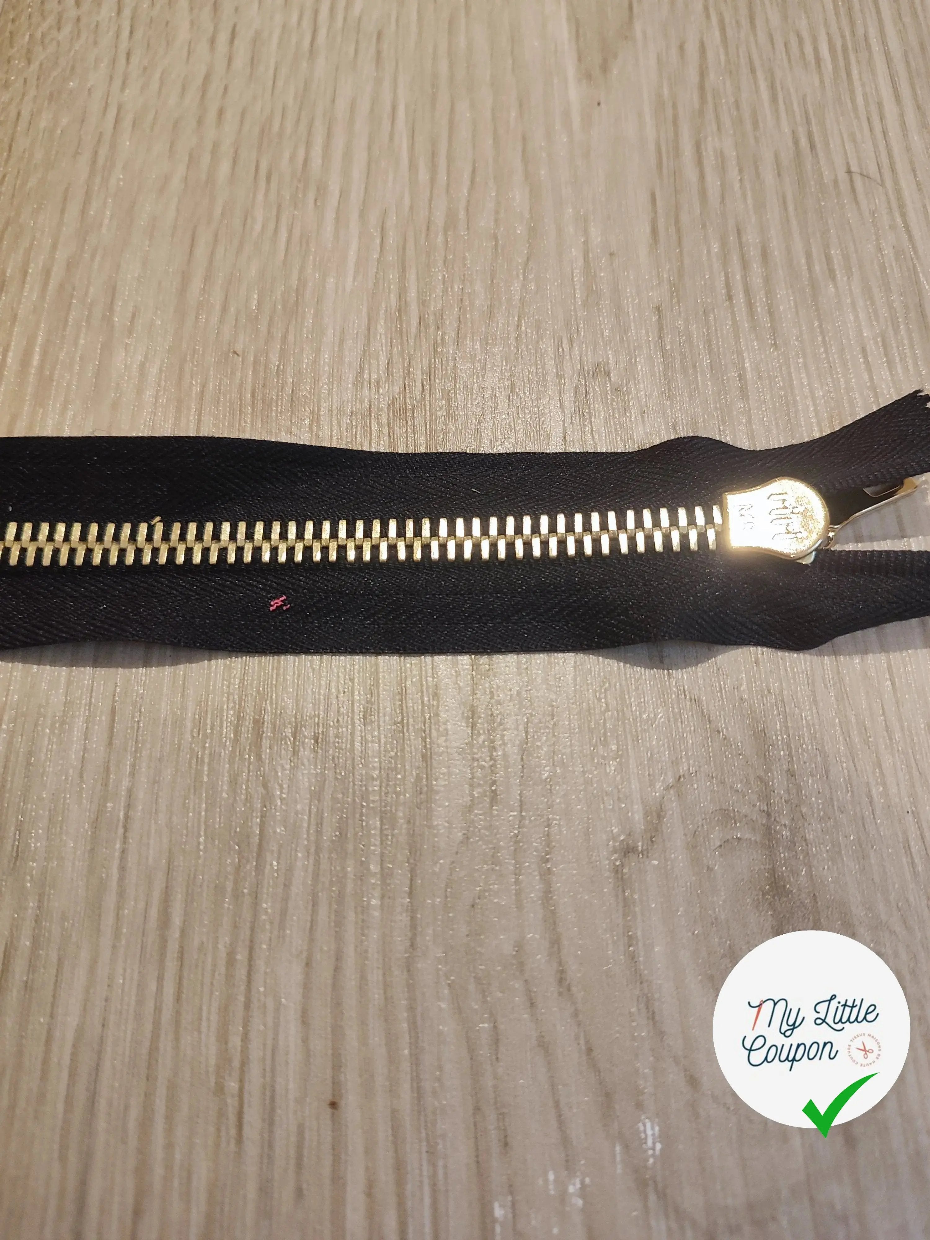FERMETURE RIRI METAL SÉPARABLE 90CM NOIR M8 - My Little Coupon