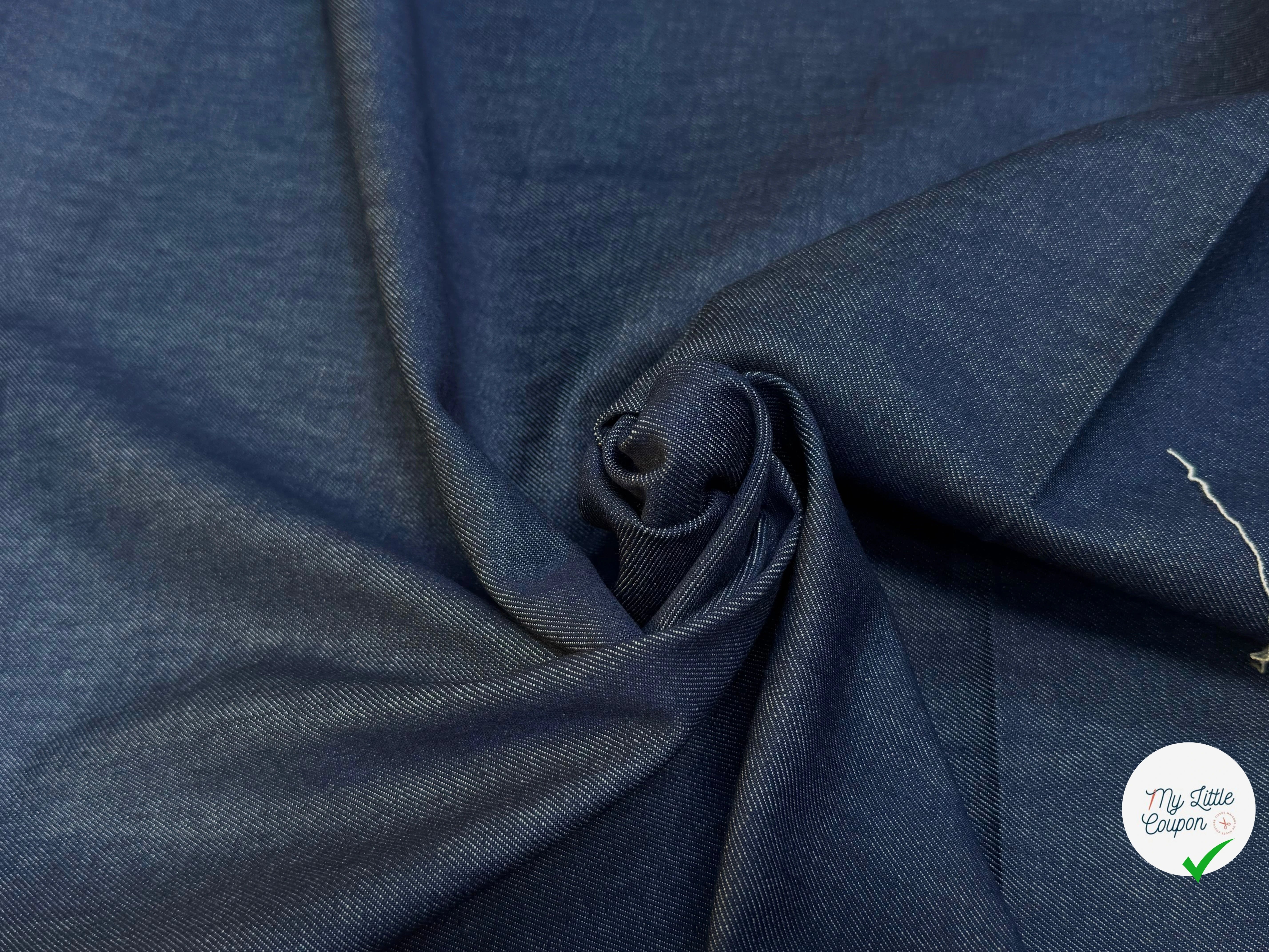 DENIM 97% COTON STRETCH MARINE/SIOUX 730 - My Little Coupon