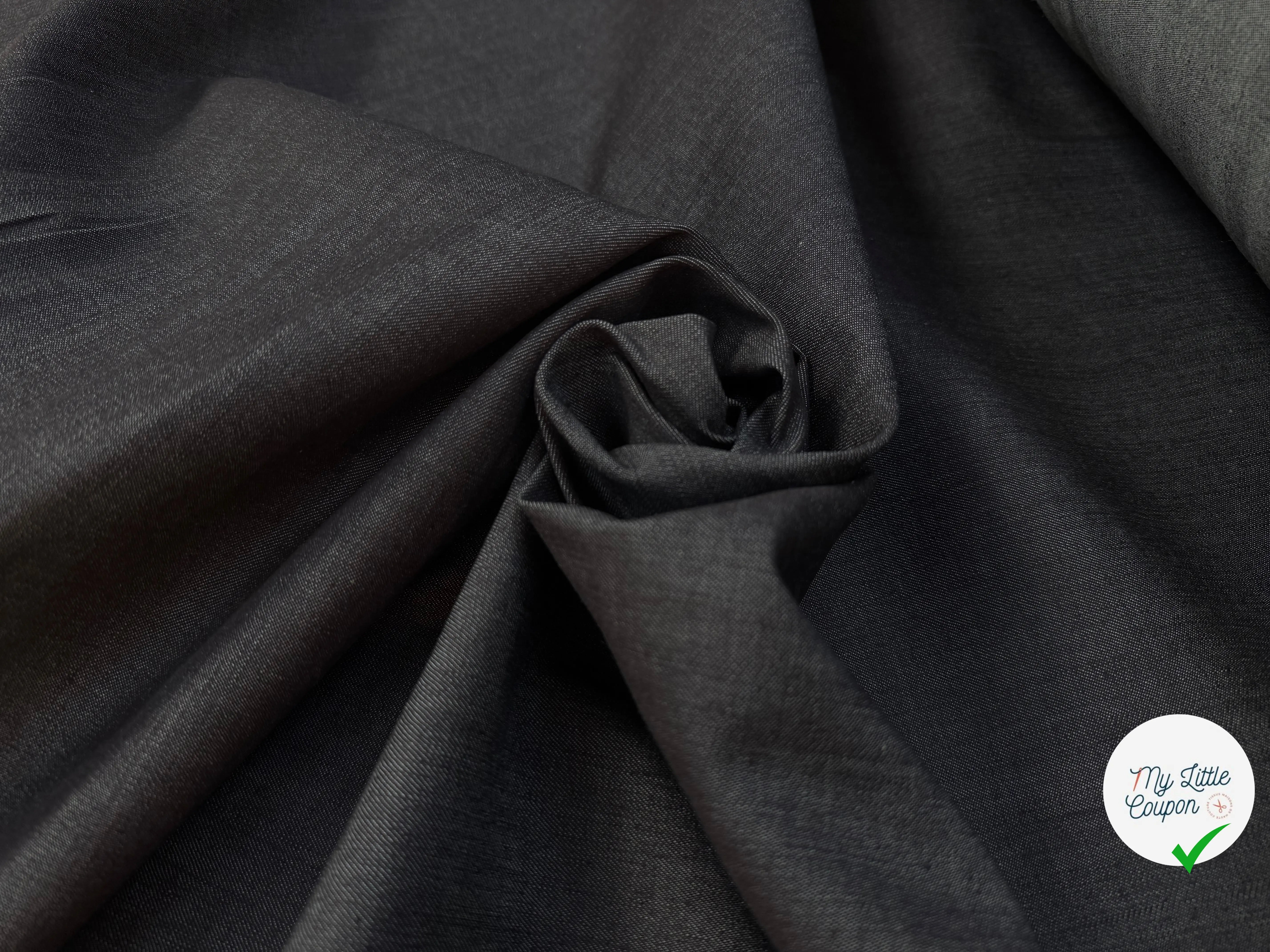 DENIM BRUT NOIR ARDOISESTRETCH - My Little Coupon
