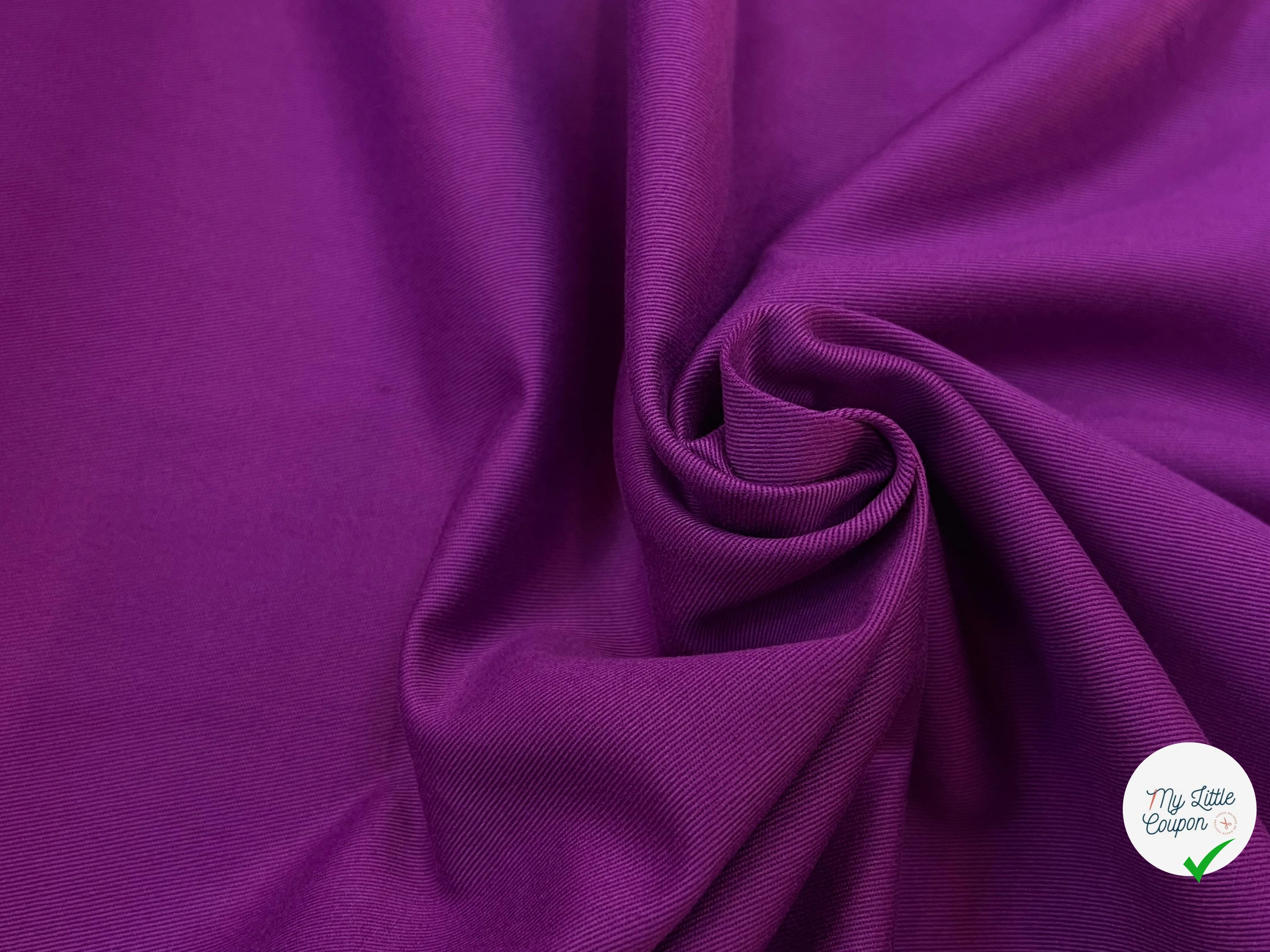 DENIM COTON GRATTÉ AMETHYSTE TOUT DOUX 100% COTON - My Little Coupon