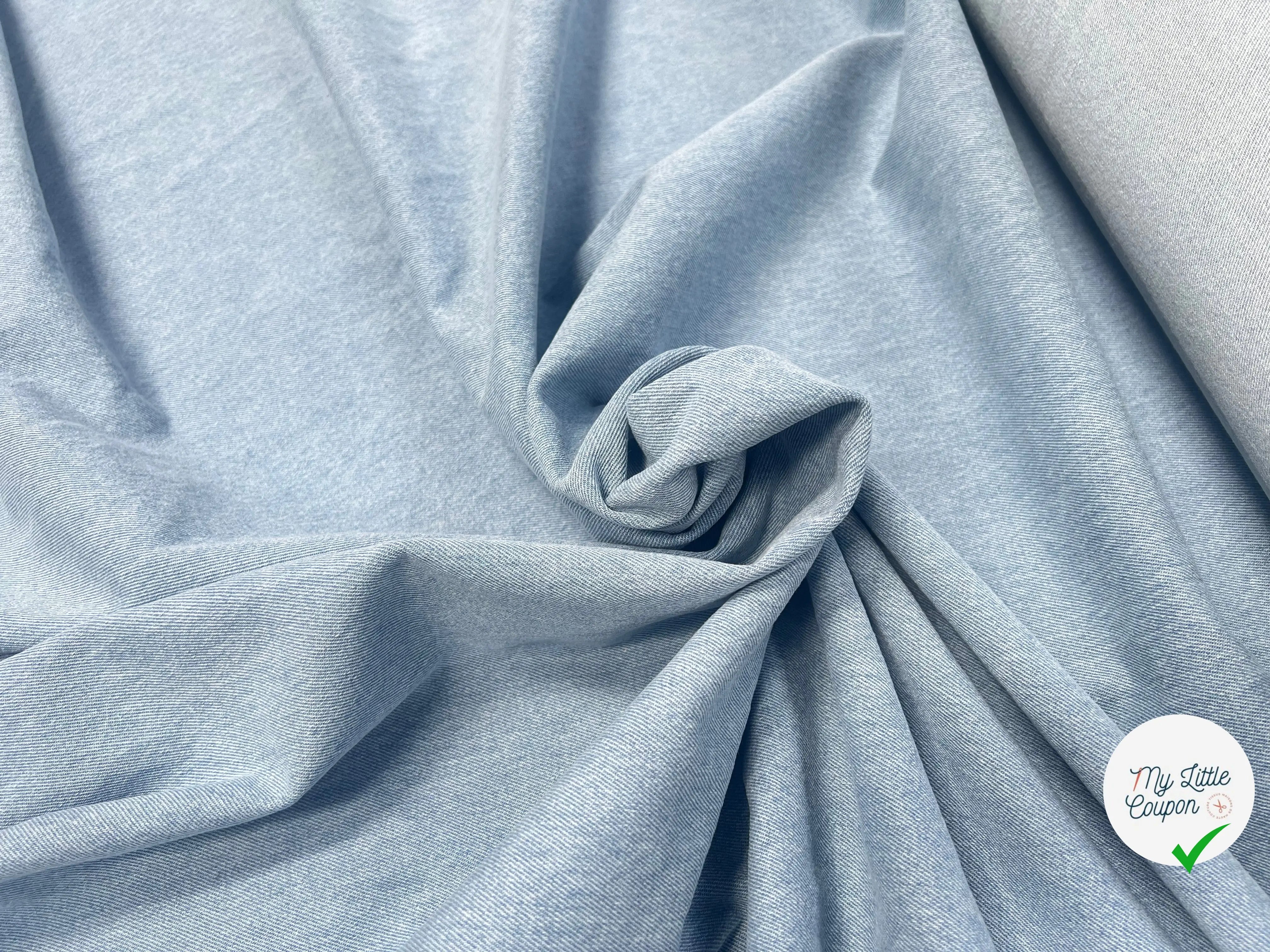 DENIM GRIS BLEU CLAIR - My Little Coupon