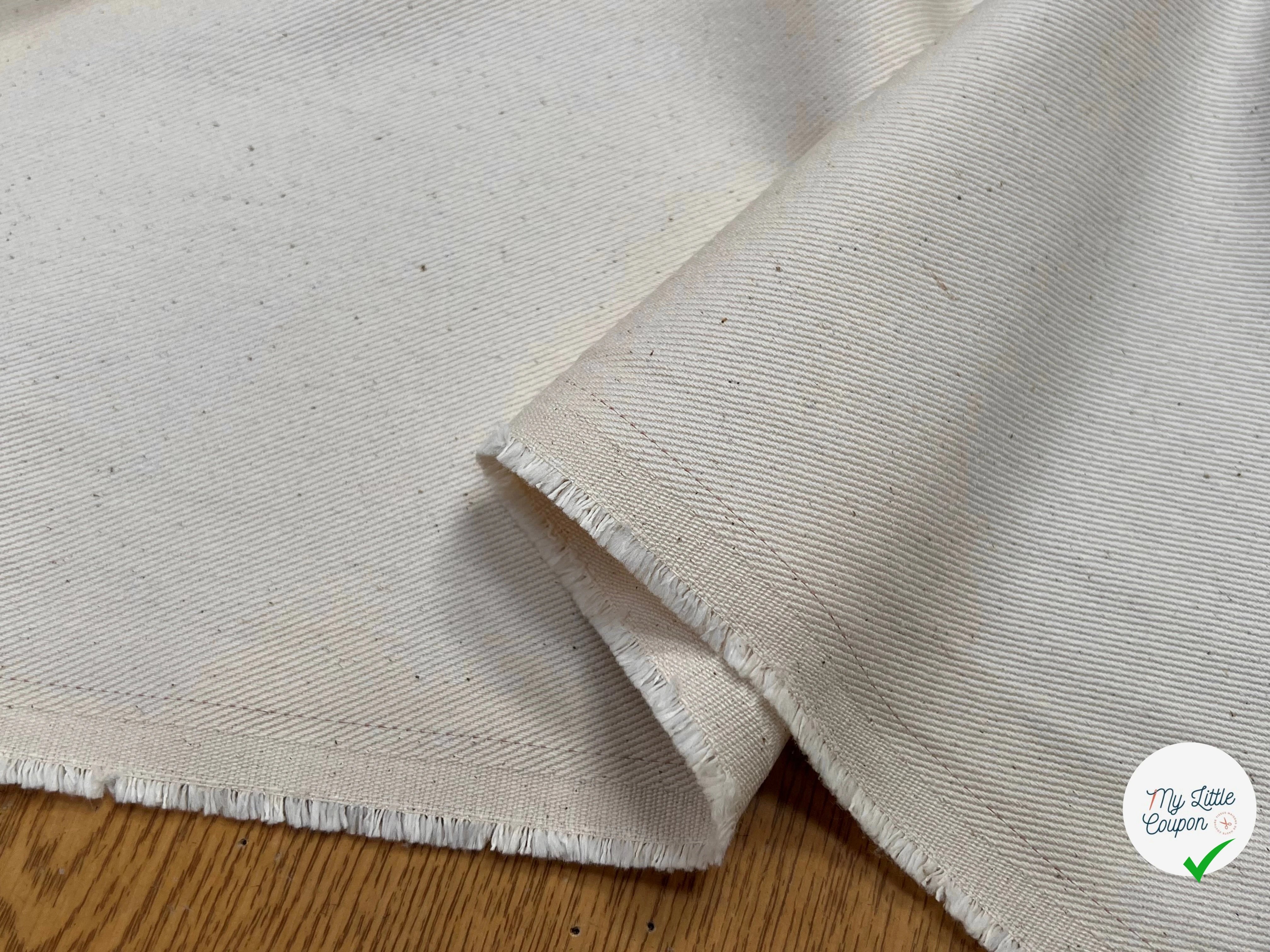 DENIM PRESTIGE SANMERO BEIGE CLAIR 100% COTON - My Little Coupon