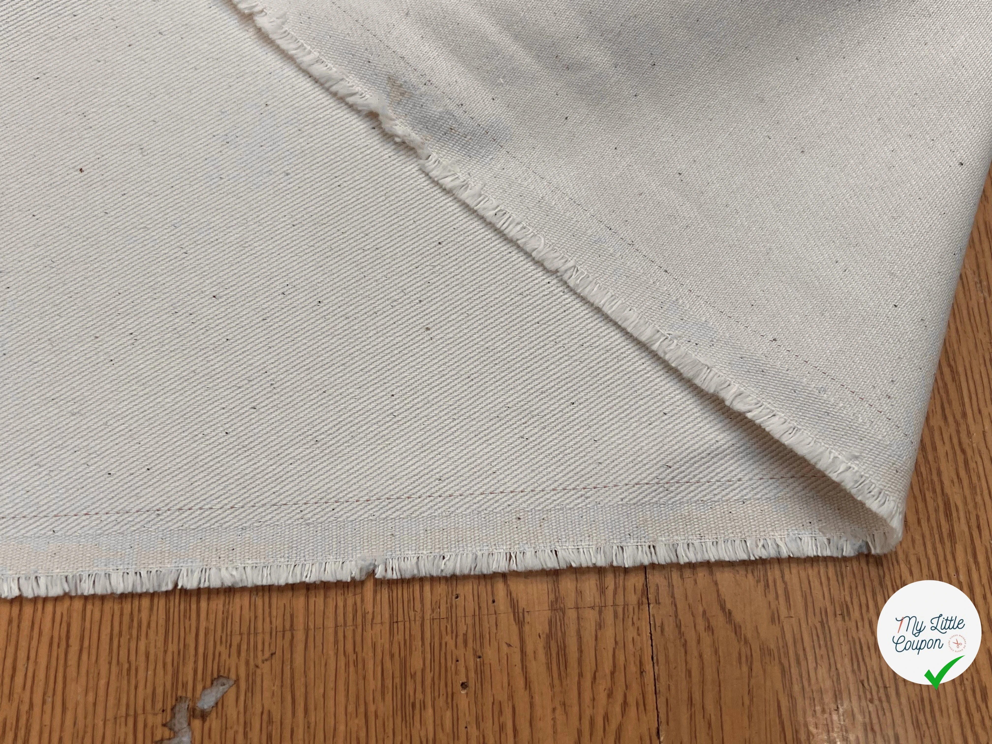DENIM PRESTIGE SANMERO BEIGE CLAIR 100% COTON - My Little Coupon