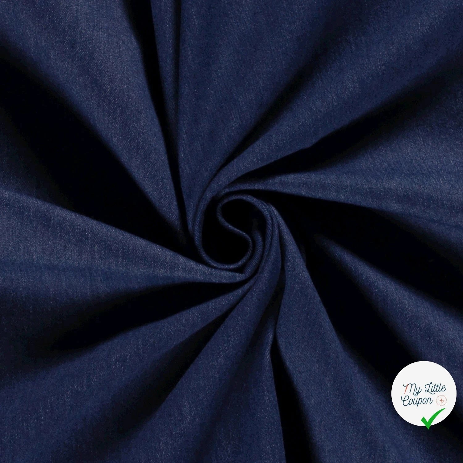 DENIM STRETCH PRÉ-LAVÉ INDIGO 70% COTON - My Little Coupon