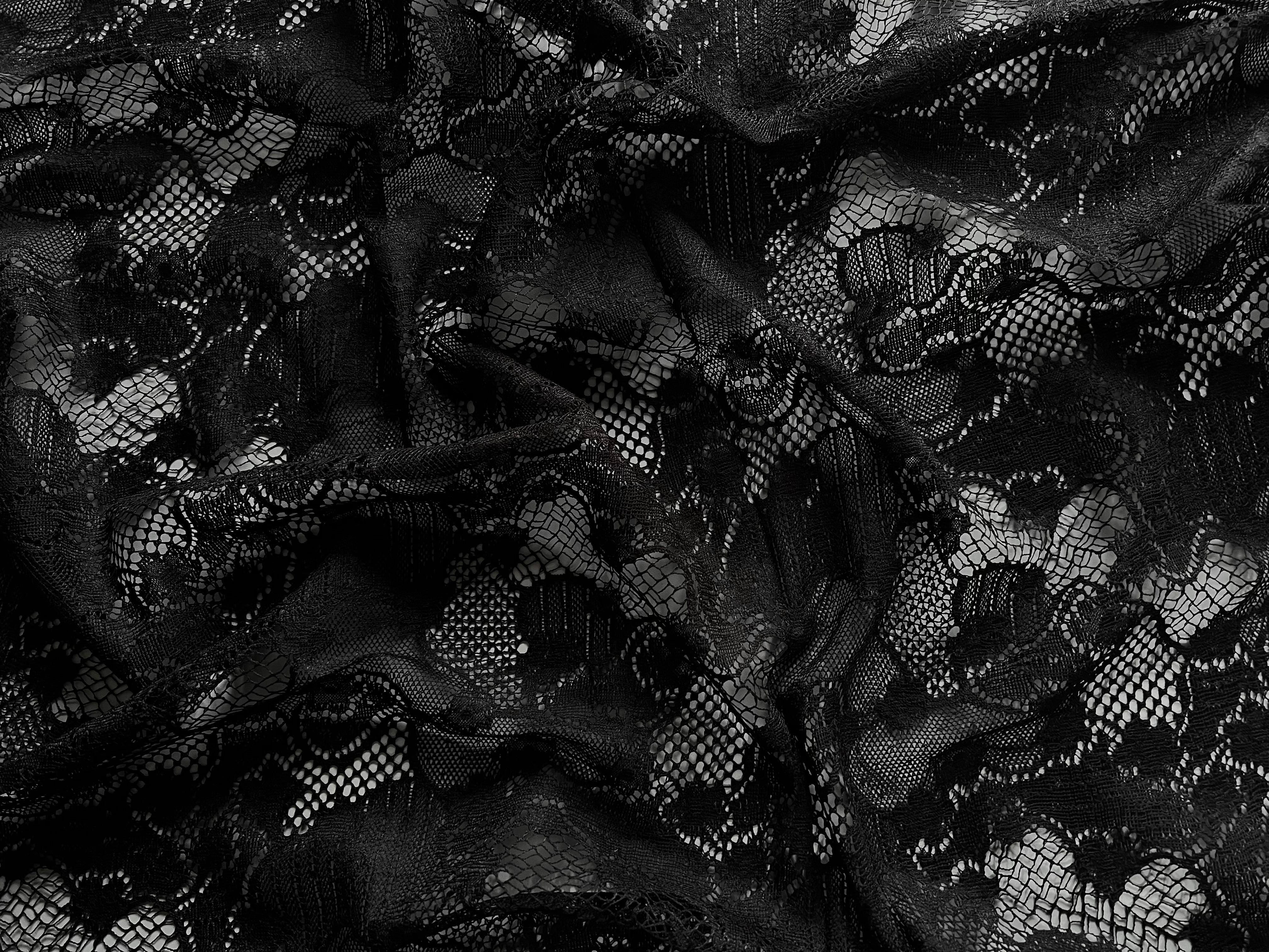 DENTELLE A FLEUR NOIR - My Little Coupon