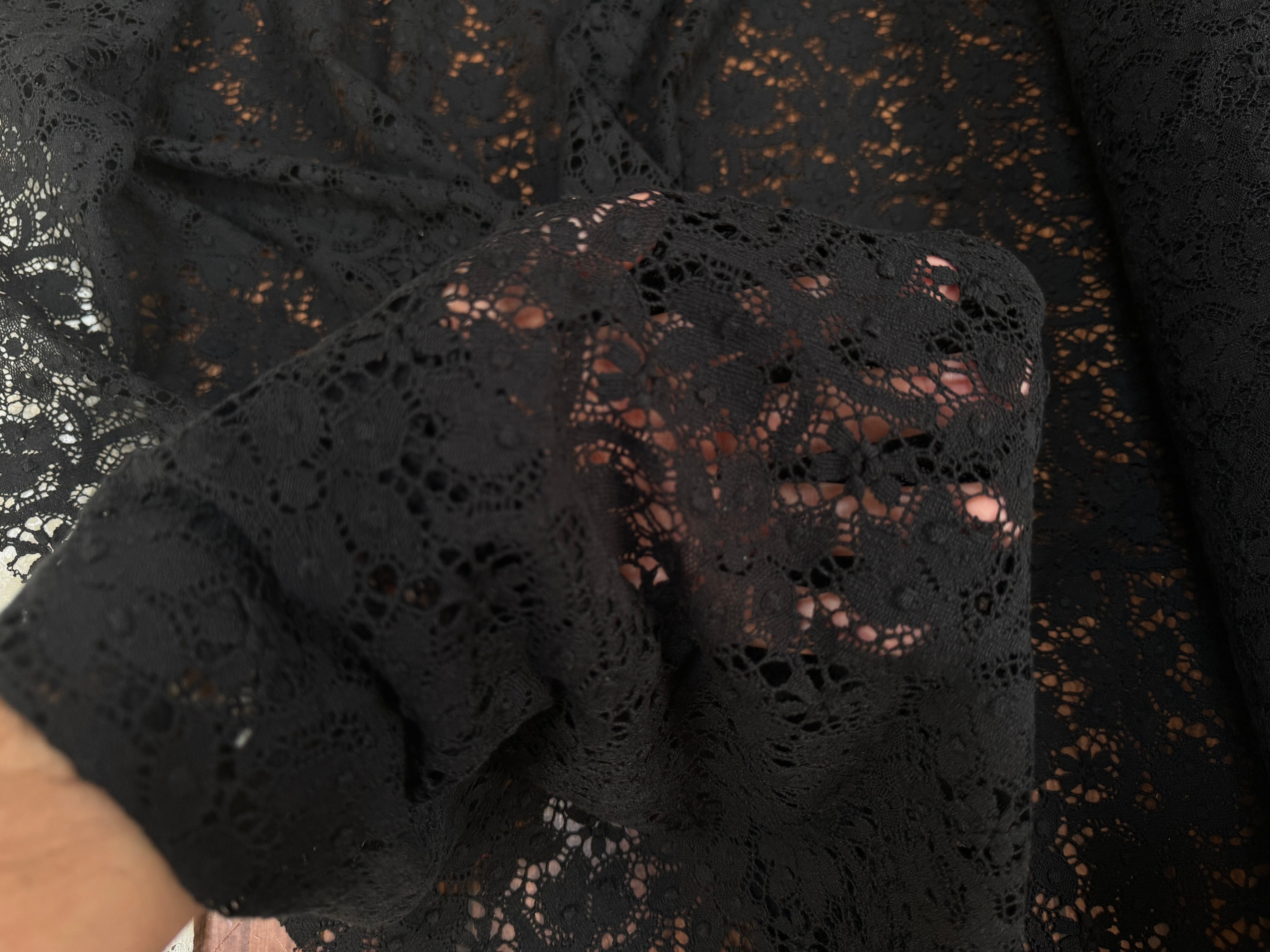 DENTELLE DE CALAIS-CAUDRY NOIRE - My Little Coupon