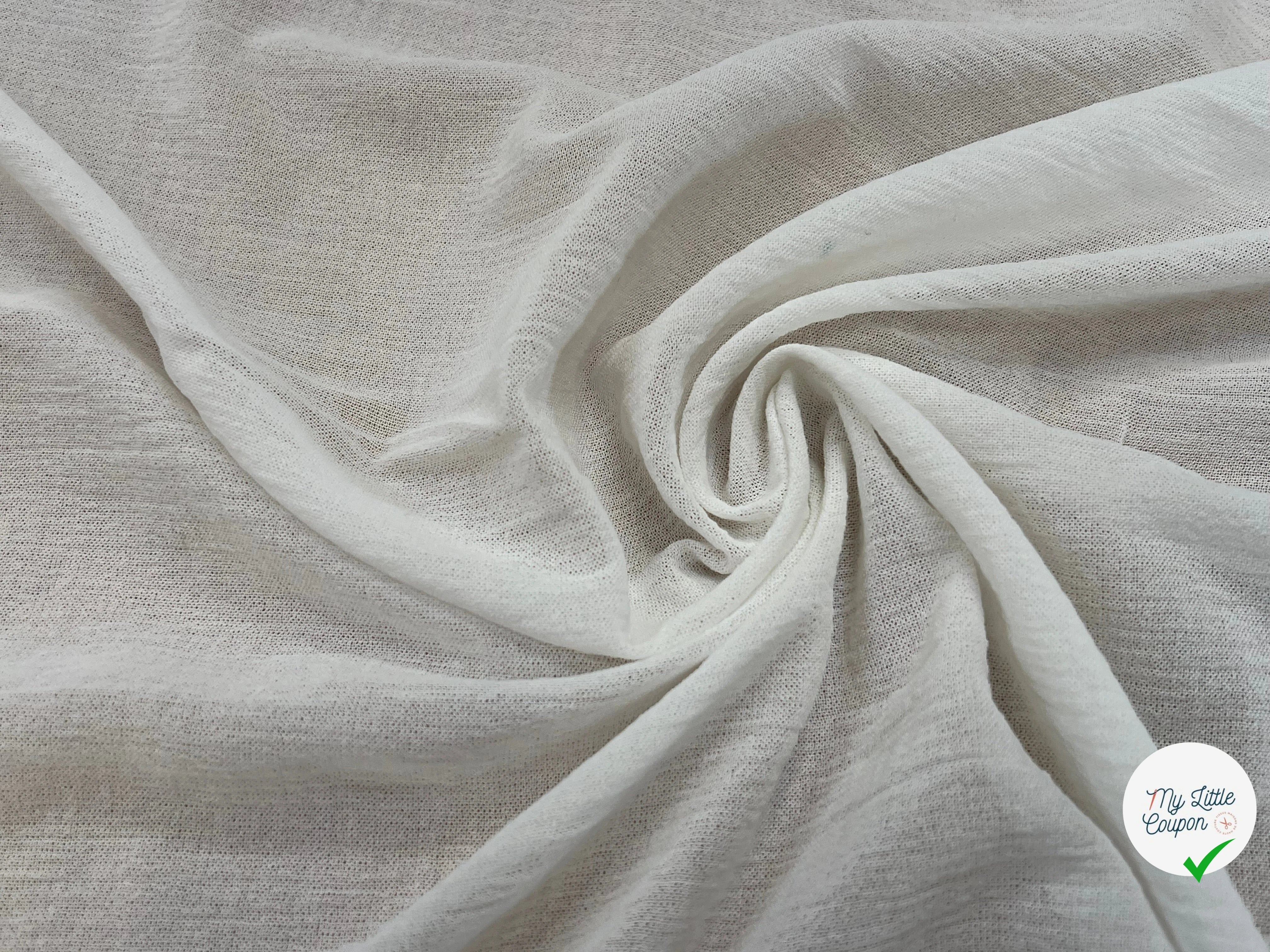 DOUBLE GAZE COUTURE ÉCRU 110CM - My Little Coupon