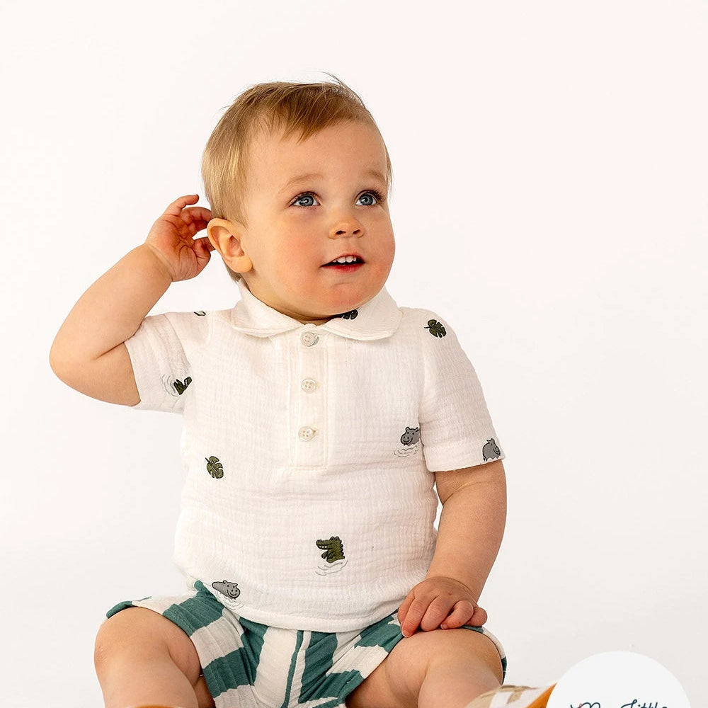 DOUBLE GAZE DE COTON ANIMALS - My Little Coupon