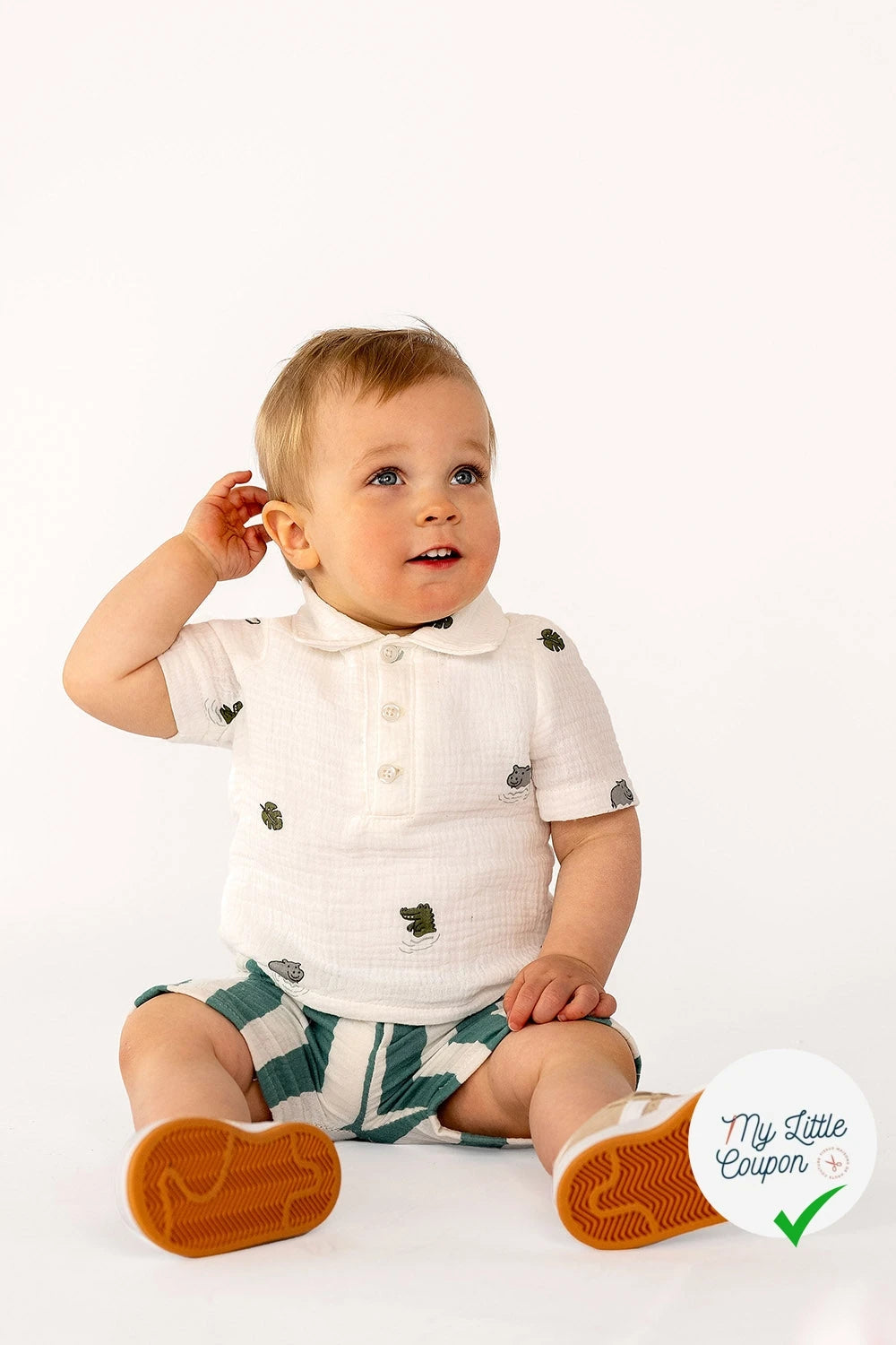 DOUBLE GAZE DE COTON ANIMALS - My Little Coupon
