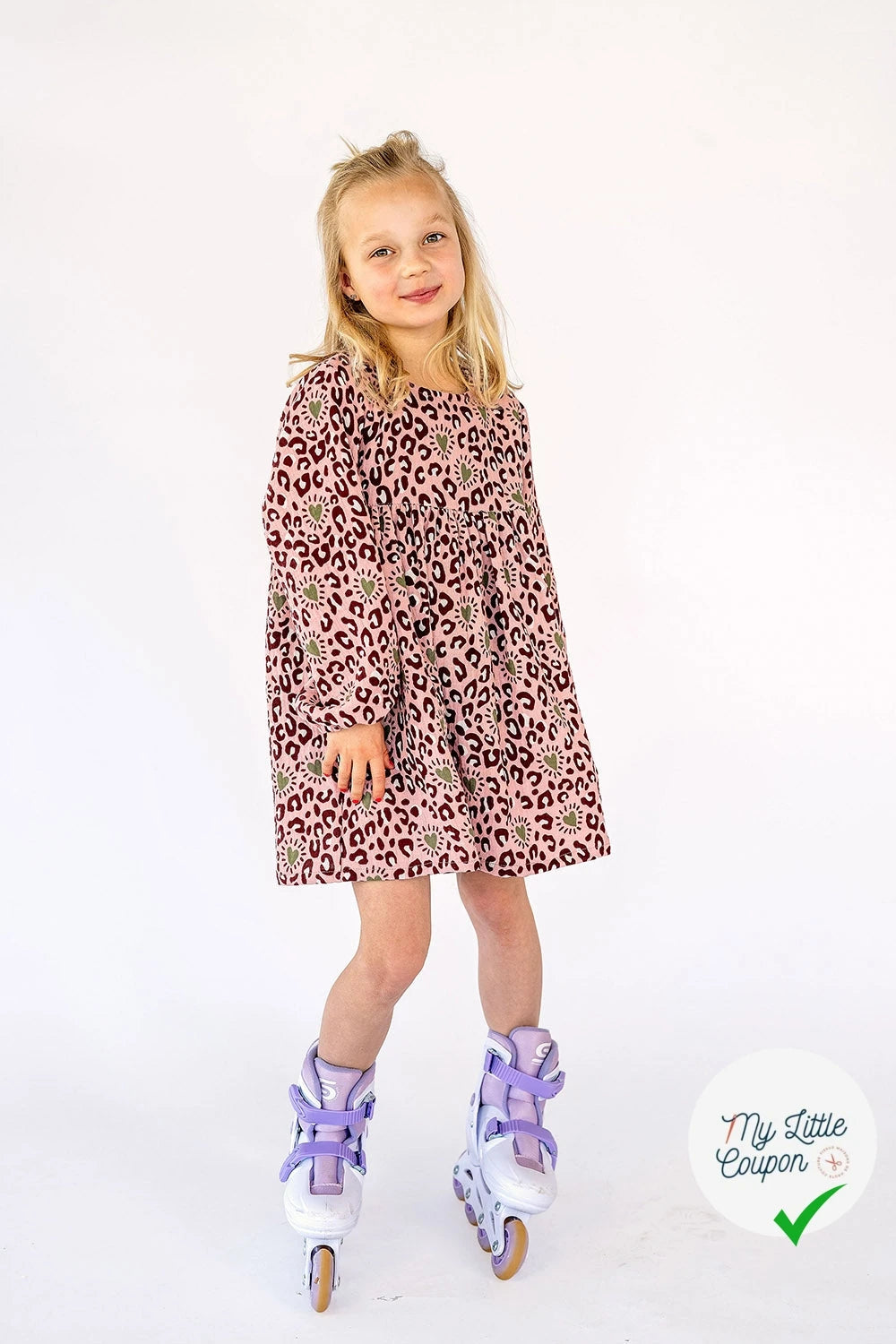 DOUBLE GAZE DE COTON PANTHÈRE ROSE CLAIR - My Little Coupon