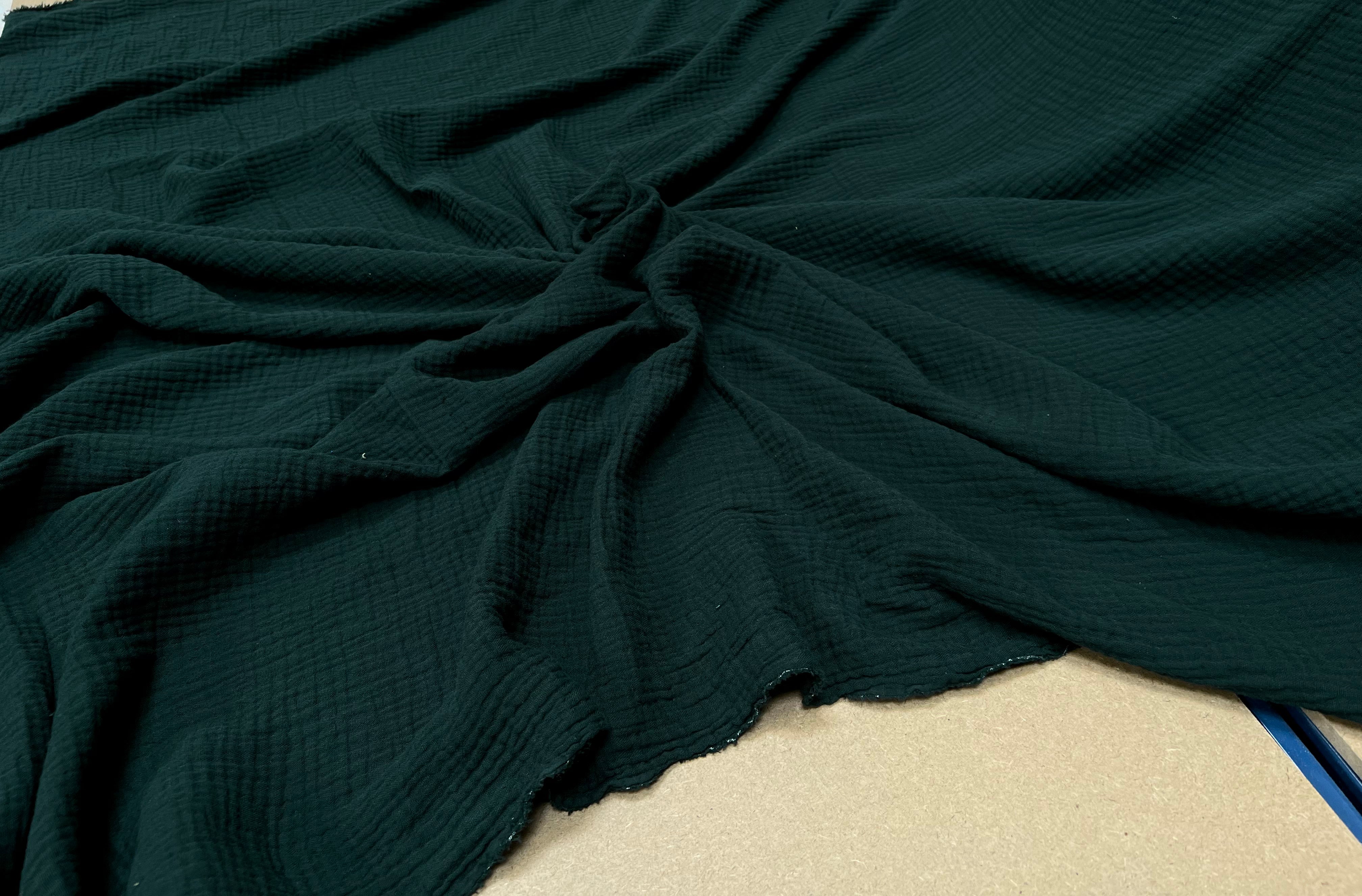 DOUBLE GAZE DE COTON VERT FORÊT - My Little Coupon