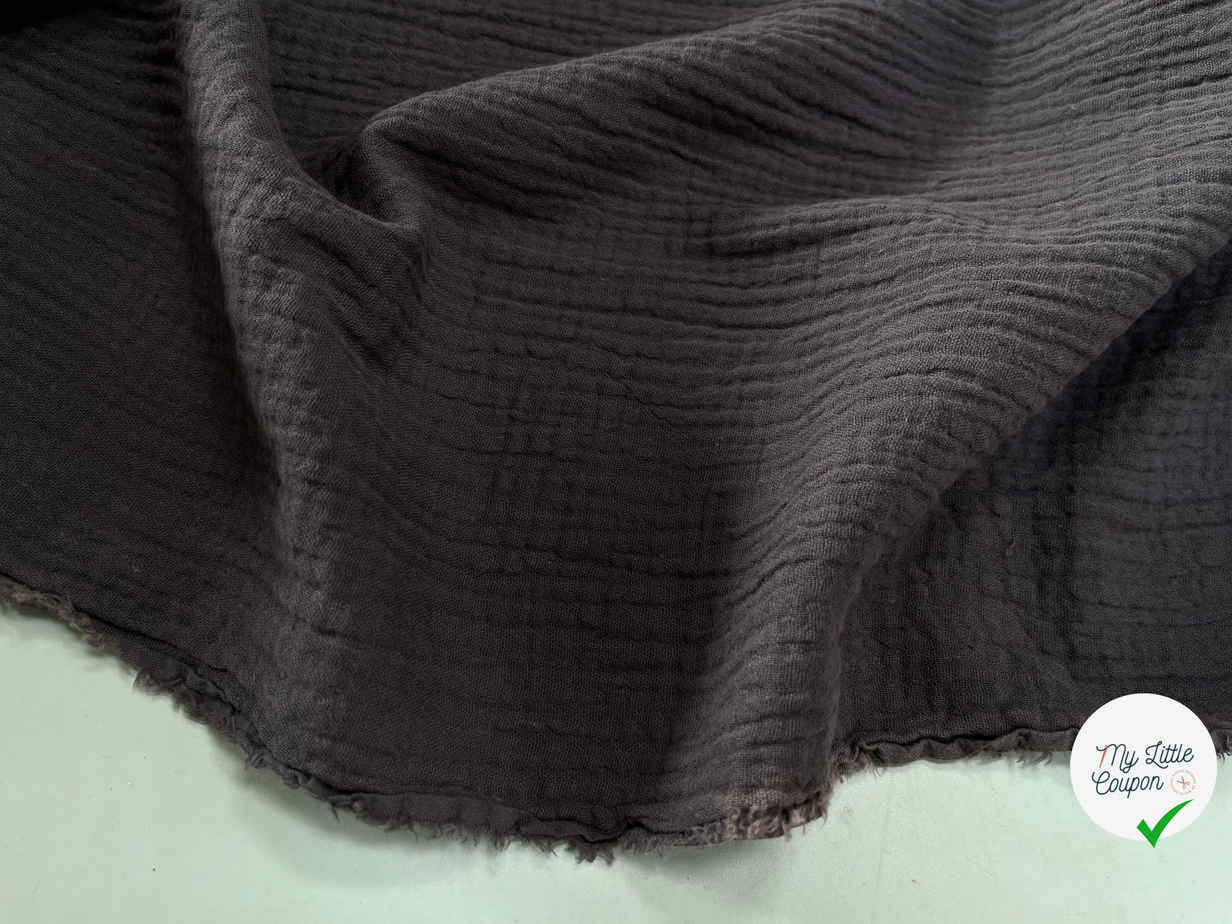 DOUBLE GAZE UNI GRIS CAILLOUX - My Little Coupon