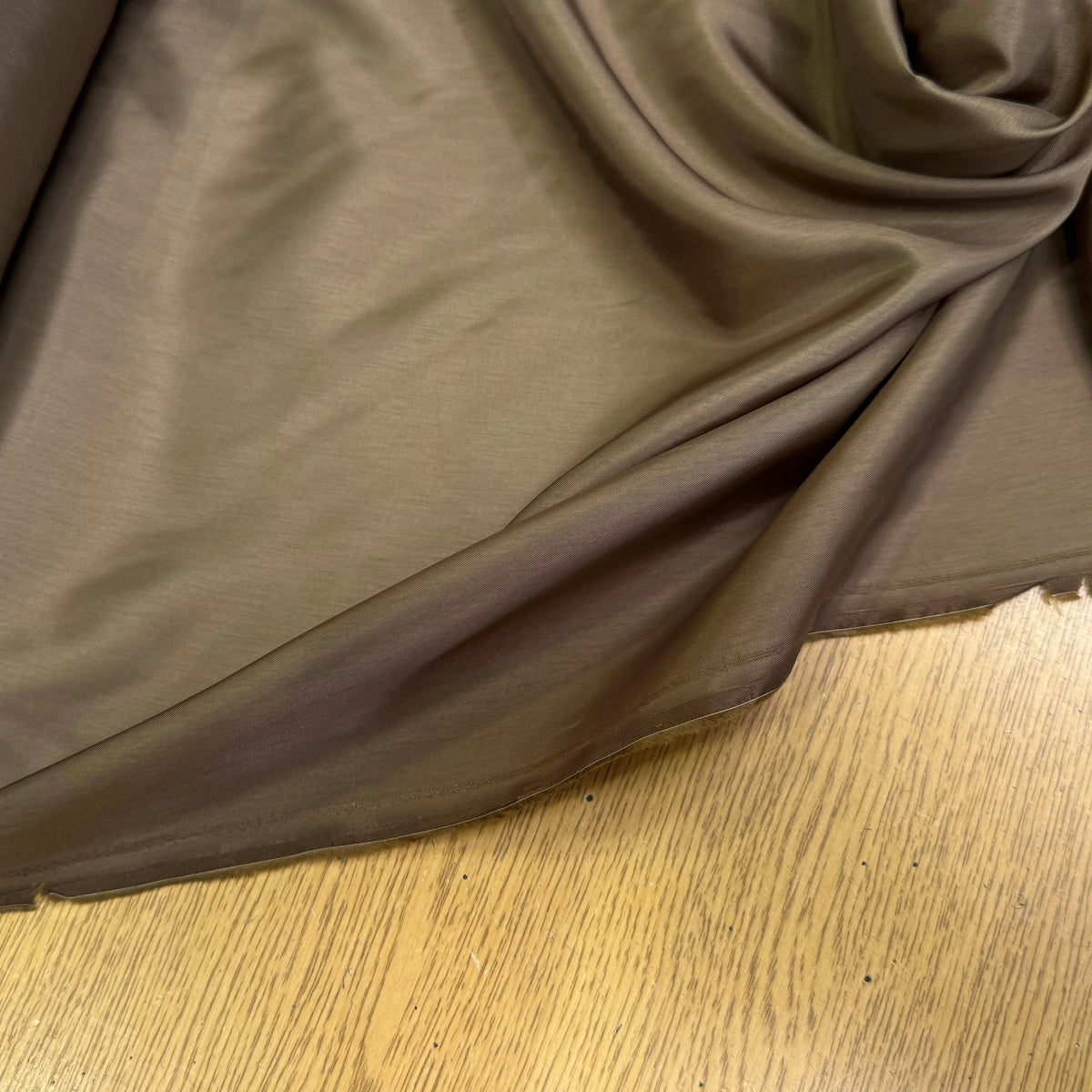 DOUBLURE 100% CUPRO ULTRA FINE BEIGE KAKI LISSE - My Little Coupon