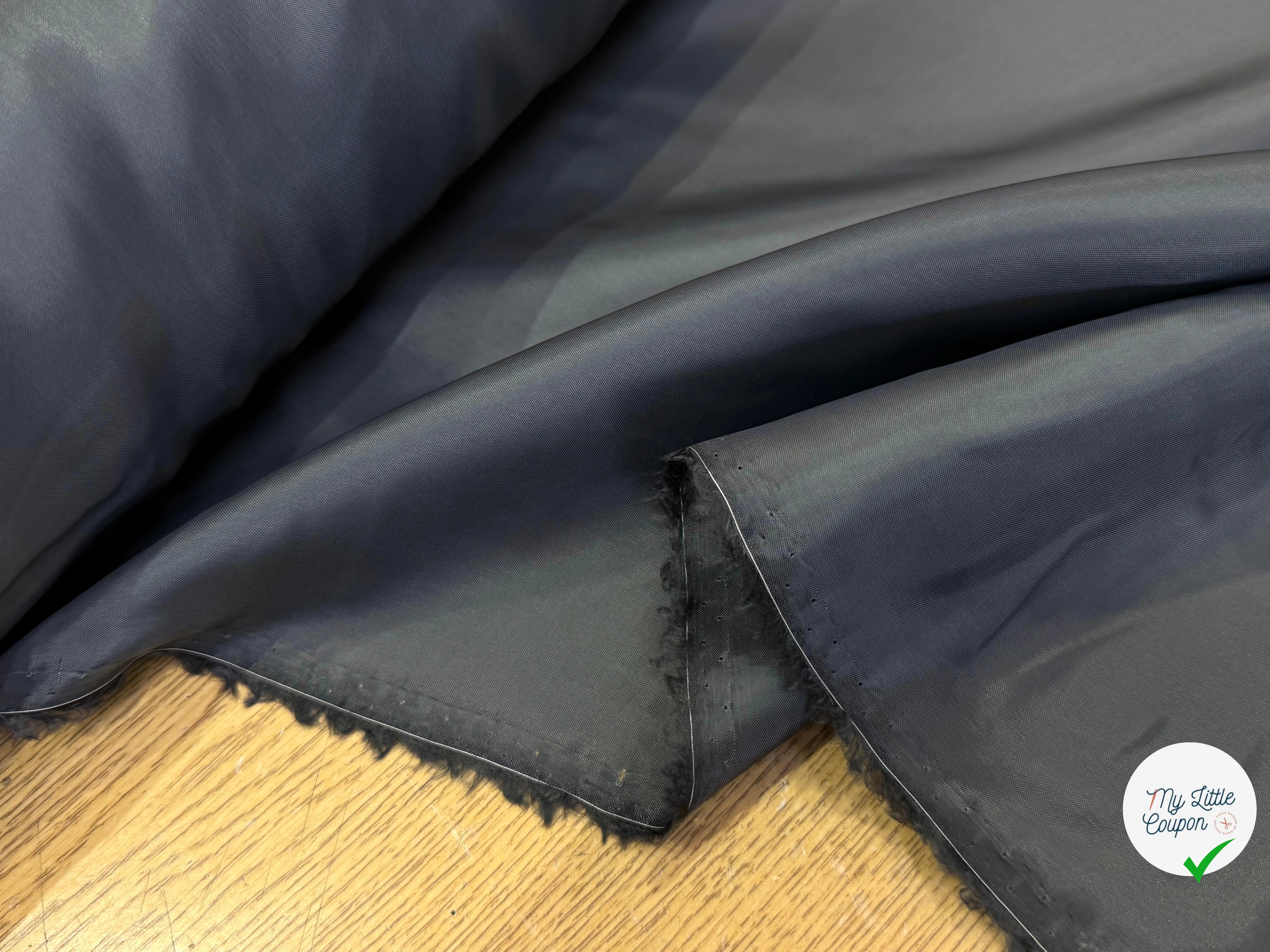 DOUBLURE 100% CUPRO ULTRA FINE GRIS FONCÉ LISSE - My Little Coupon