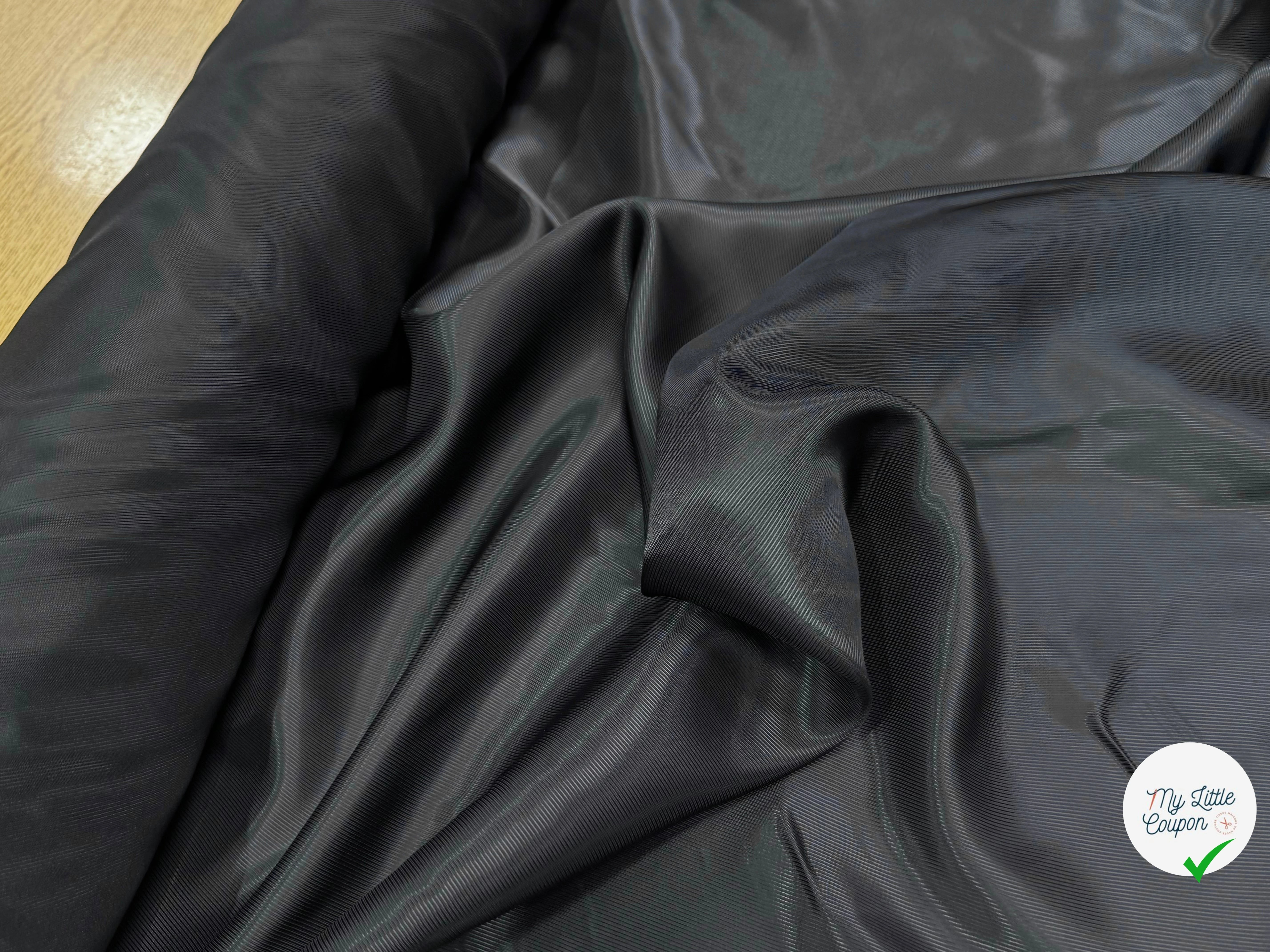 DOUBLURE 100% VISCOSE BLACK COFFEE - My Little Coupon
