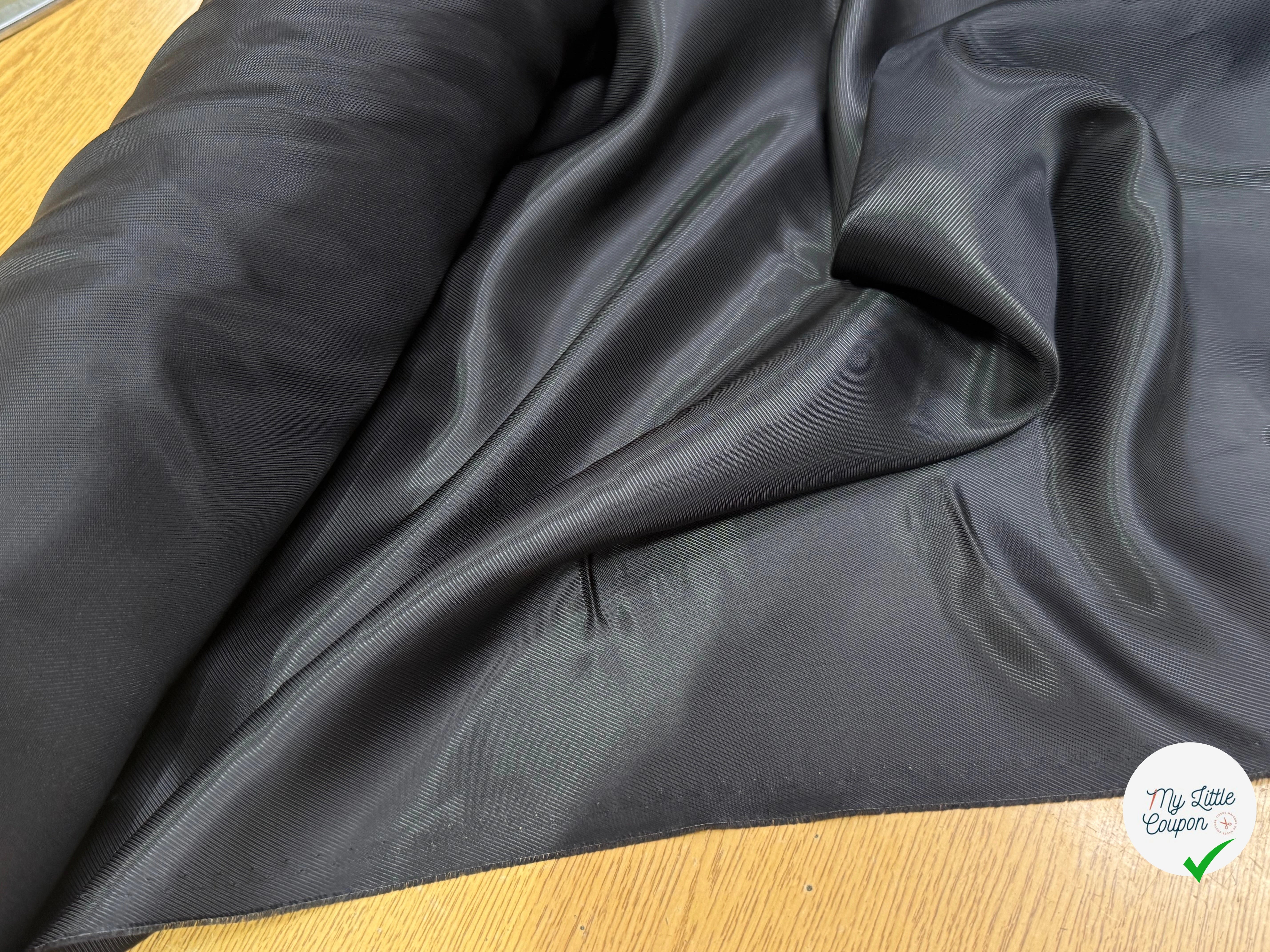 DOUBLURE 100% VISCOSE BLACK COFFEE - My Little Coupon