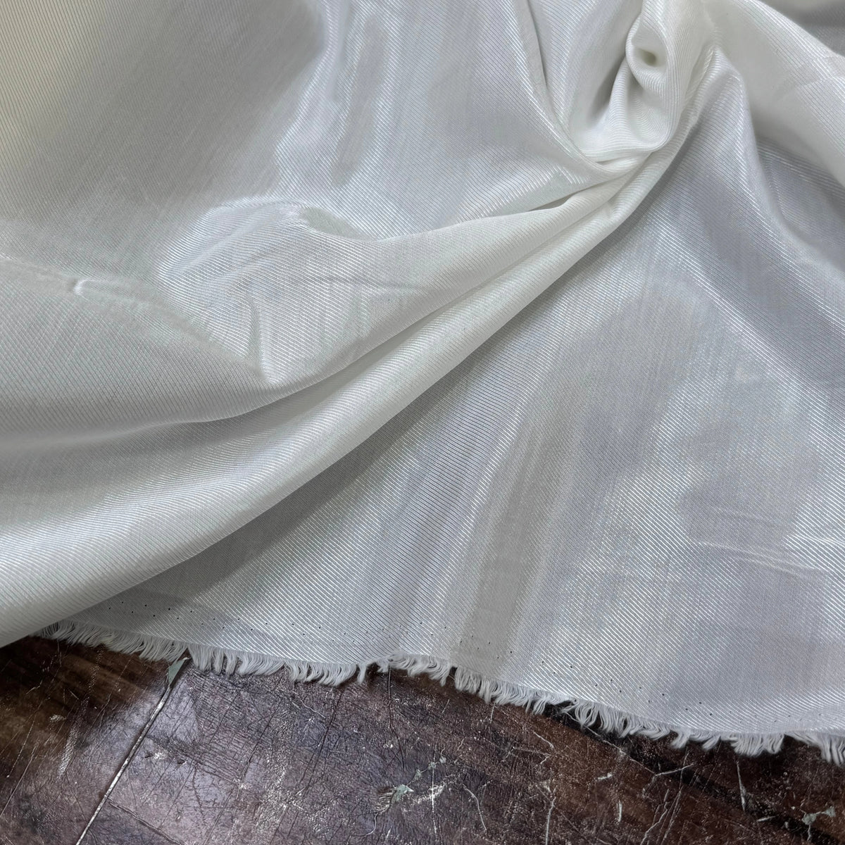 DOUBLURE 100% VISCOSE DRILL SOFT ECRU - My Little Coupon