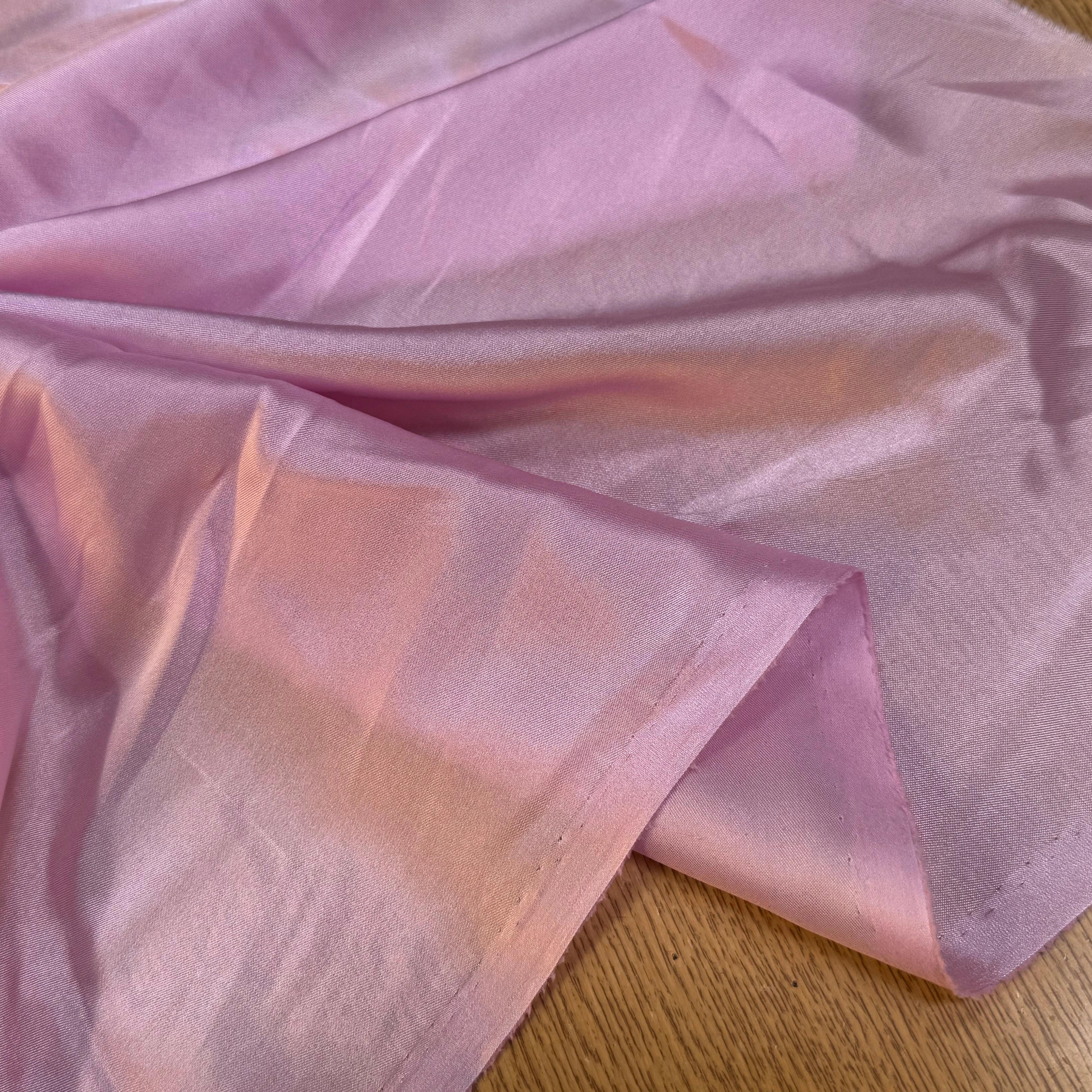DOUBLURE 62% ACETATE SATINÉE STRETCH BARBE À PAPA - My Little Coupon