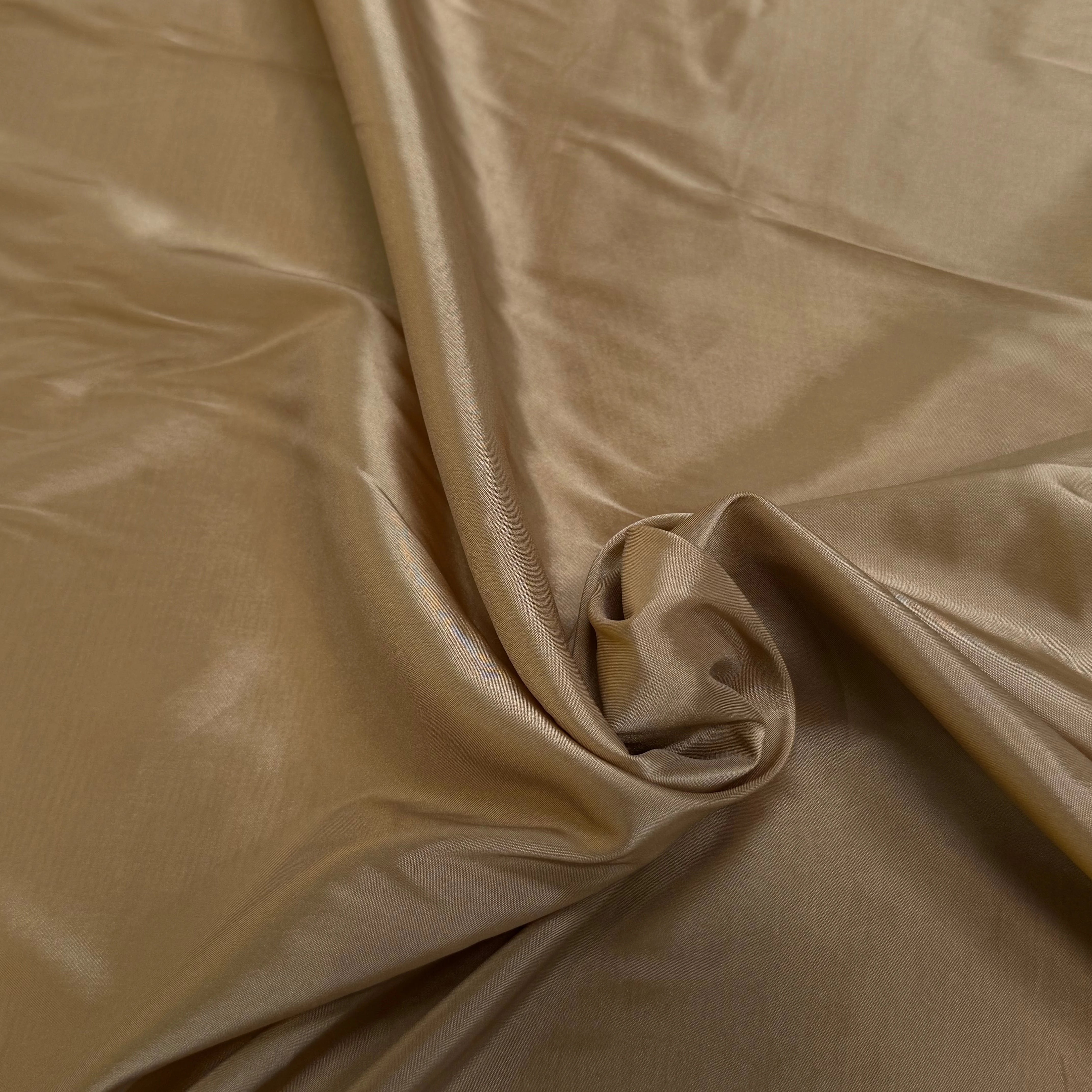 DOUBLURE 62% ACETATE STRETCH LÉGÈREMENT SATINÉE TAUPE - My Little Coupon