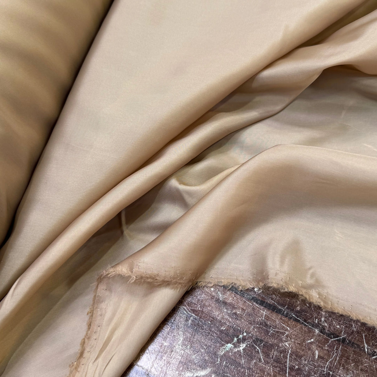DOUBLURE 80% VISCOSE LISSE BEIGE CREME - My Little Coupon