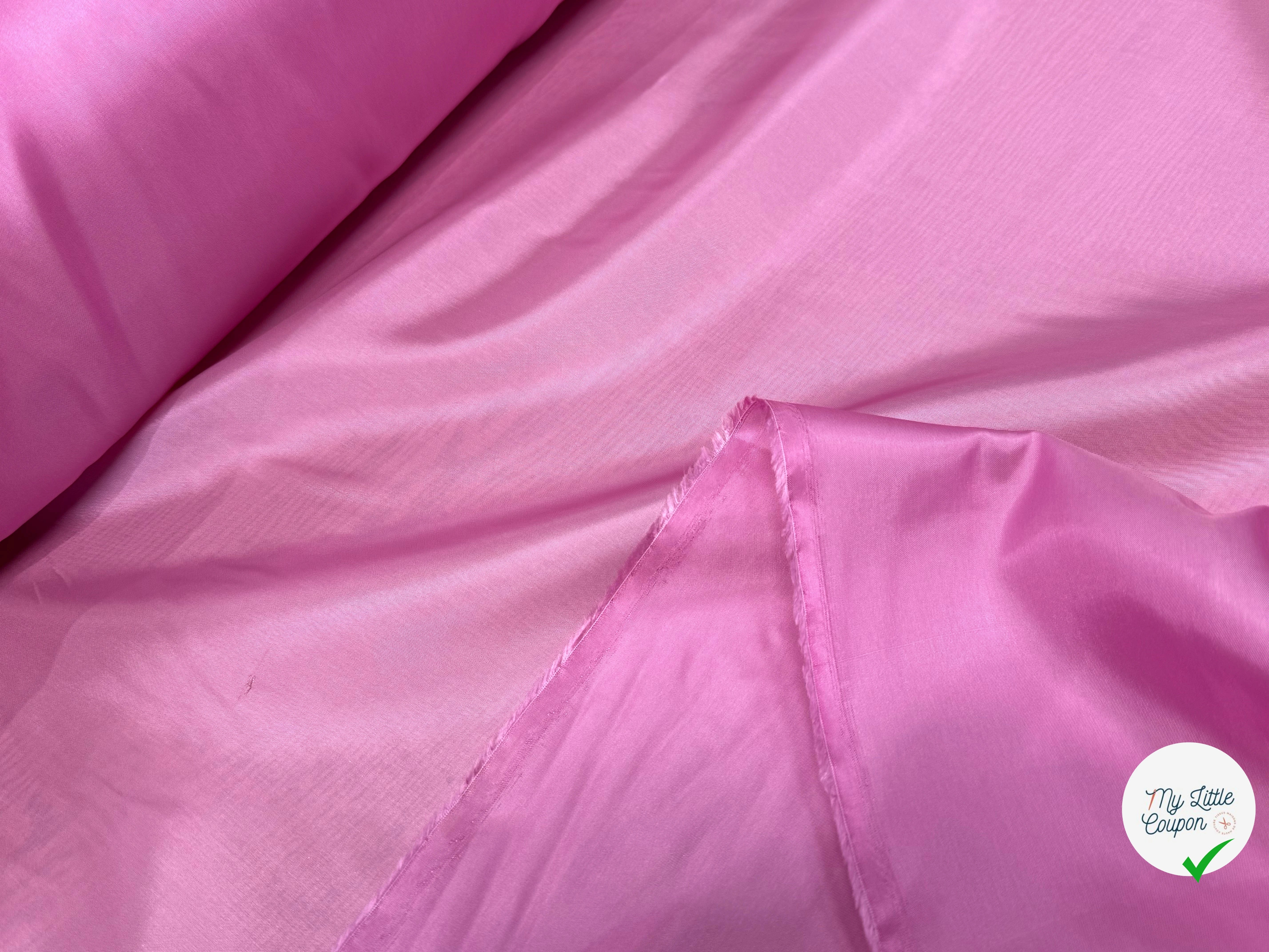 DOUBLURE ACÉTATE CUPRO FINE FROIDE BARBIE - My Little Coupon
