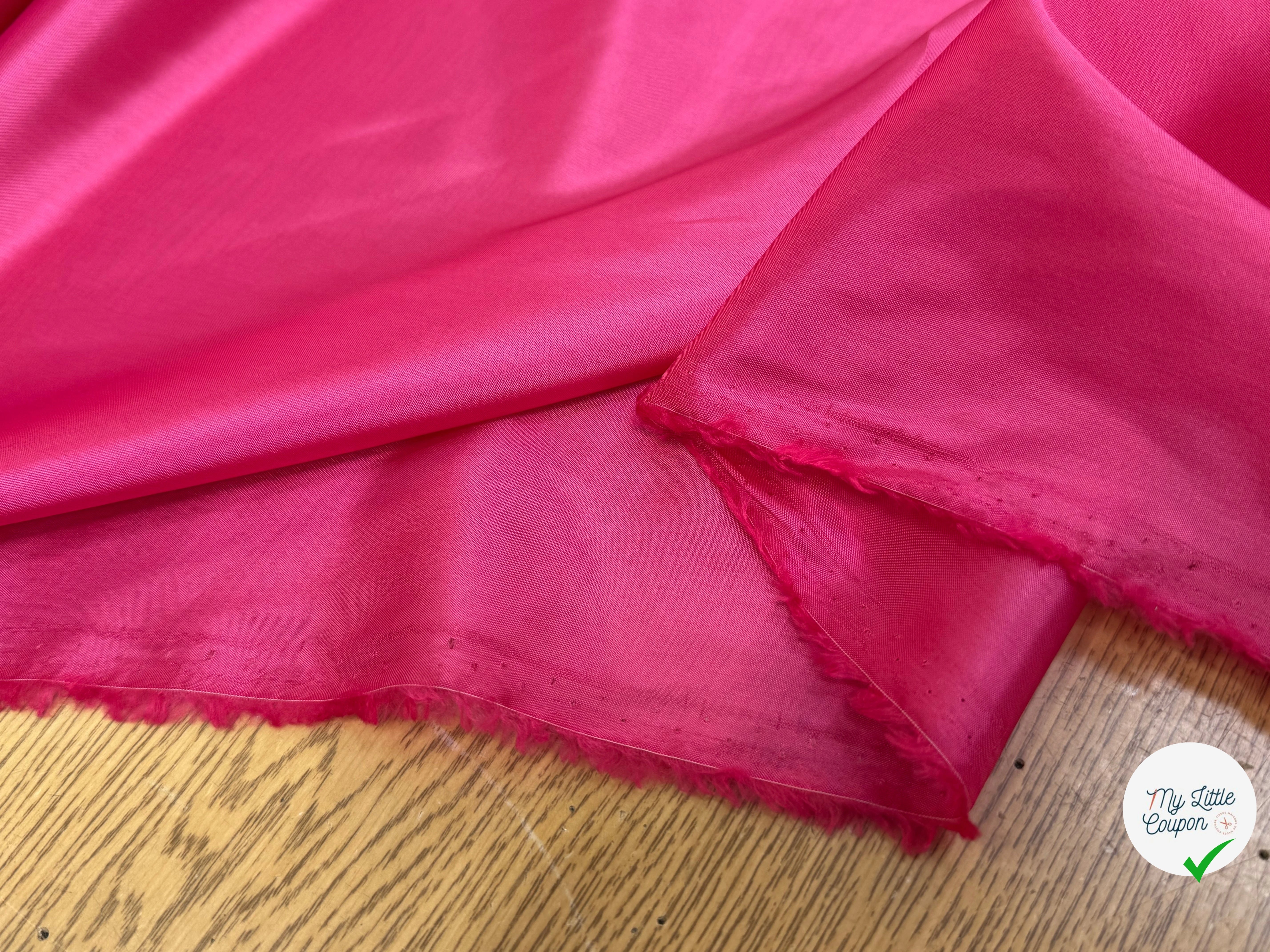 DOUBLURE ACETATE CUPRO FINE ROSE 38% CUPRO - My Little Coupon