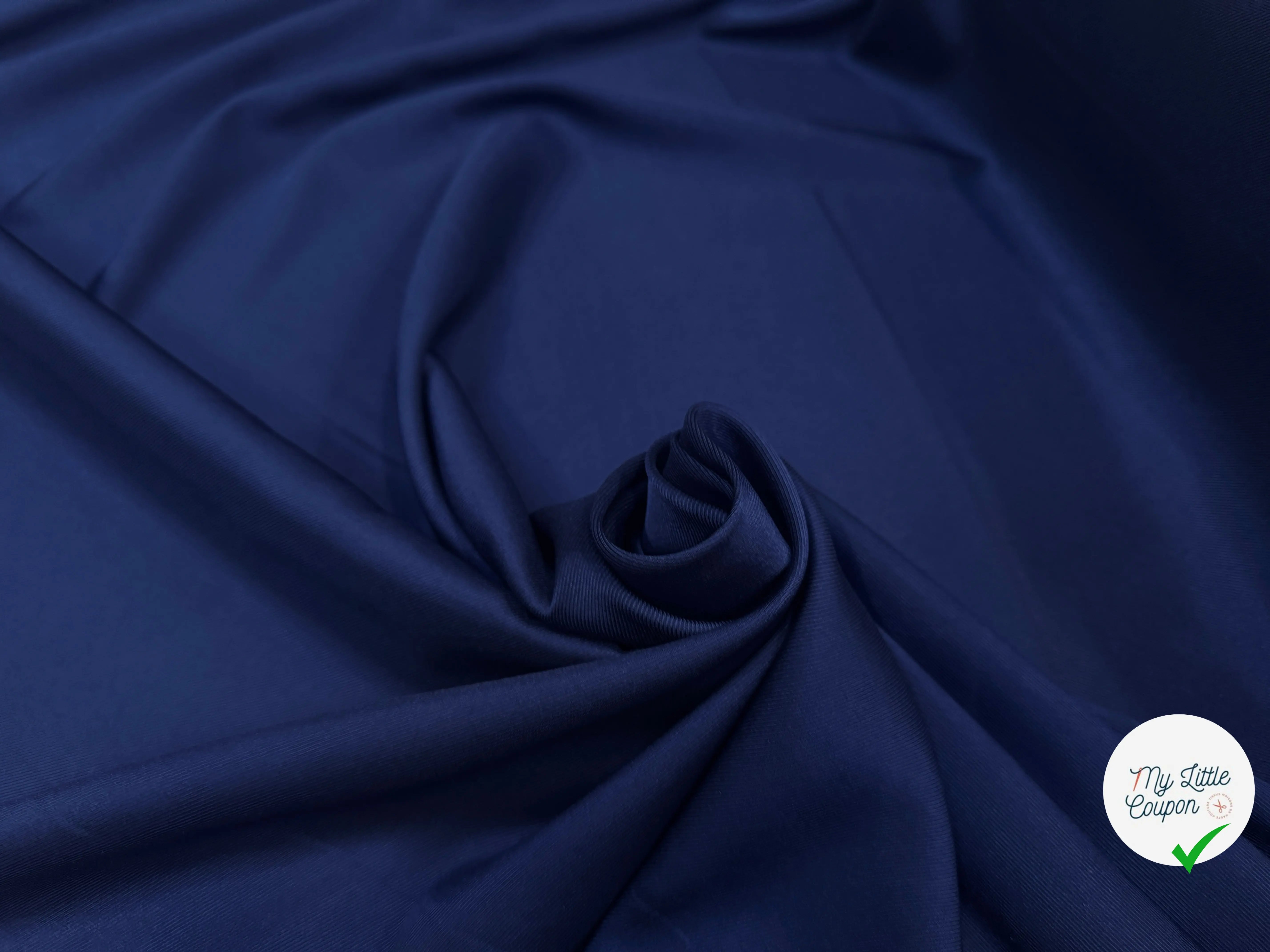 DOUBLURE ACÉTATE LIGHT NAVY - My Little Coupon