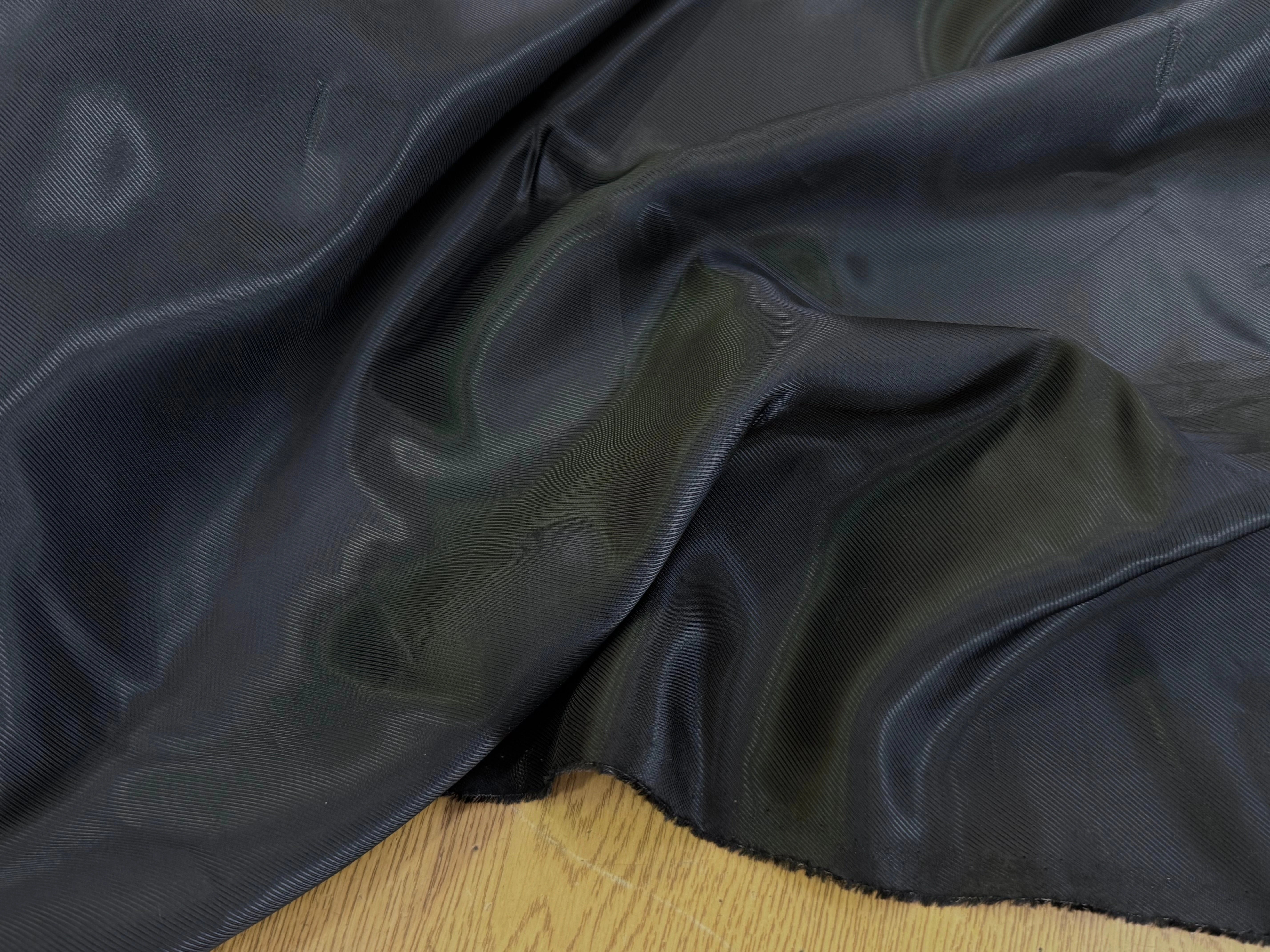 DOUBLURE DRILL 100% VISCOSE DEEP BLACK - My Little Coupon