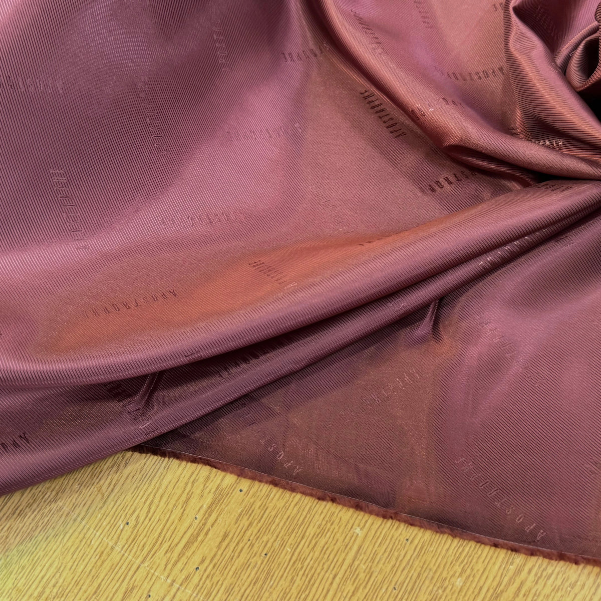 DOUBLURE DRILL 100% VISCOSE ROUGE BORDEAUX #APOSTROPHE - My Little Coupon