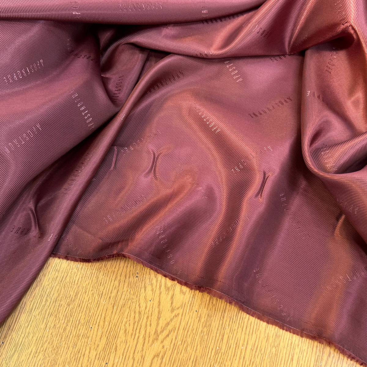 DOUBLURE DRILL 100% VISCOSE ROUGE BORDEAUX #APOSTROPHE - My Little Coupon