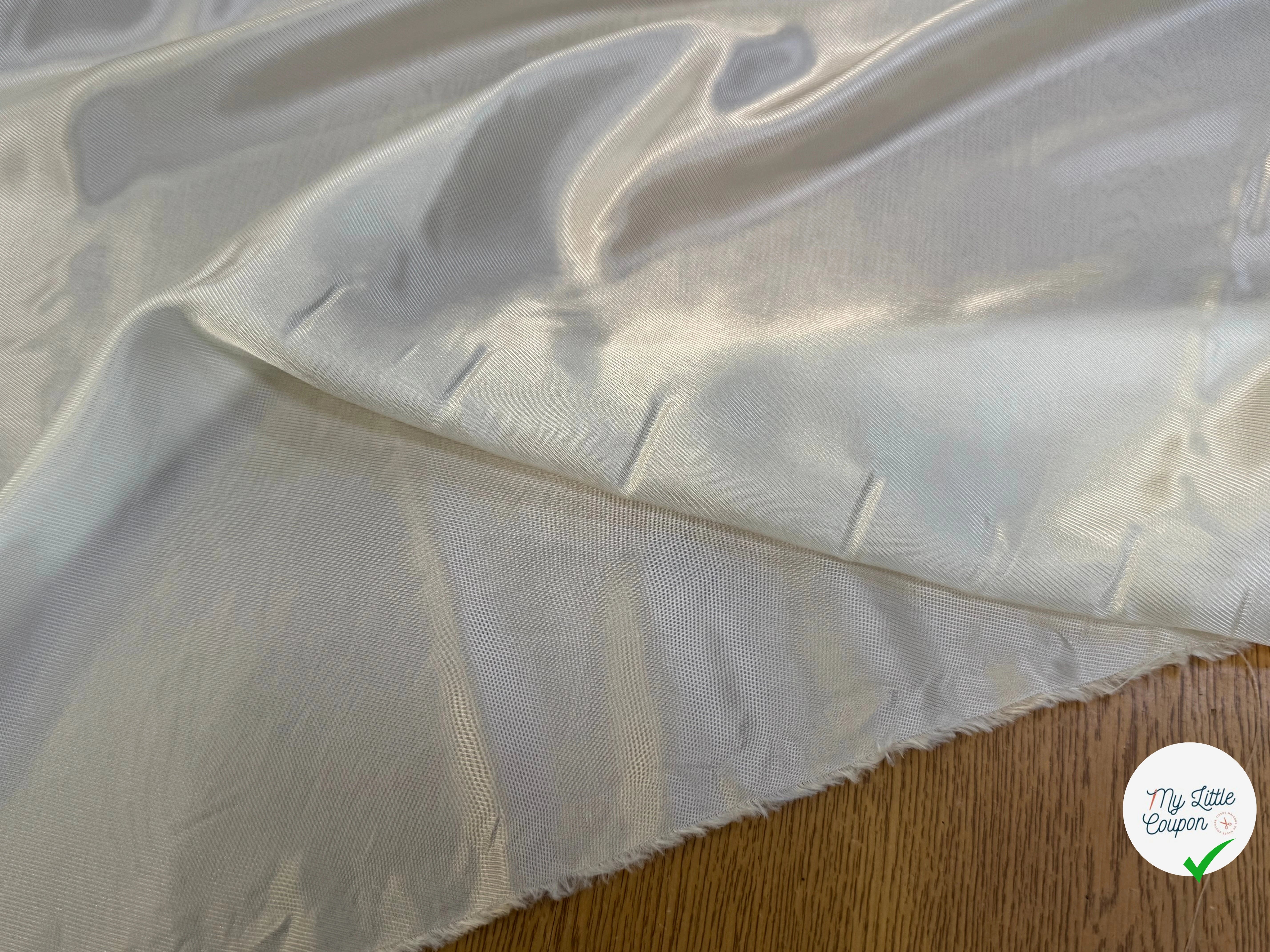 DOUBLURE DRILL 80% VISCOSE COULEUR ECRU - My Little Coupon