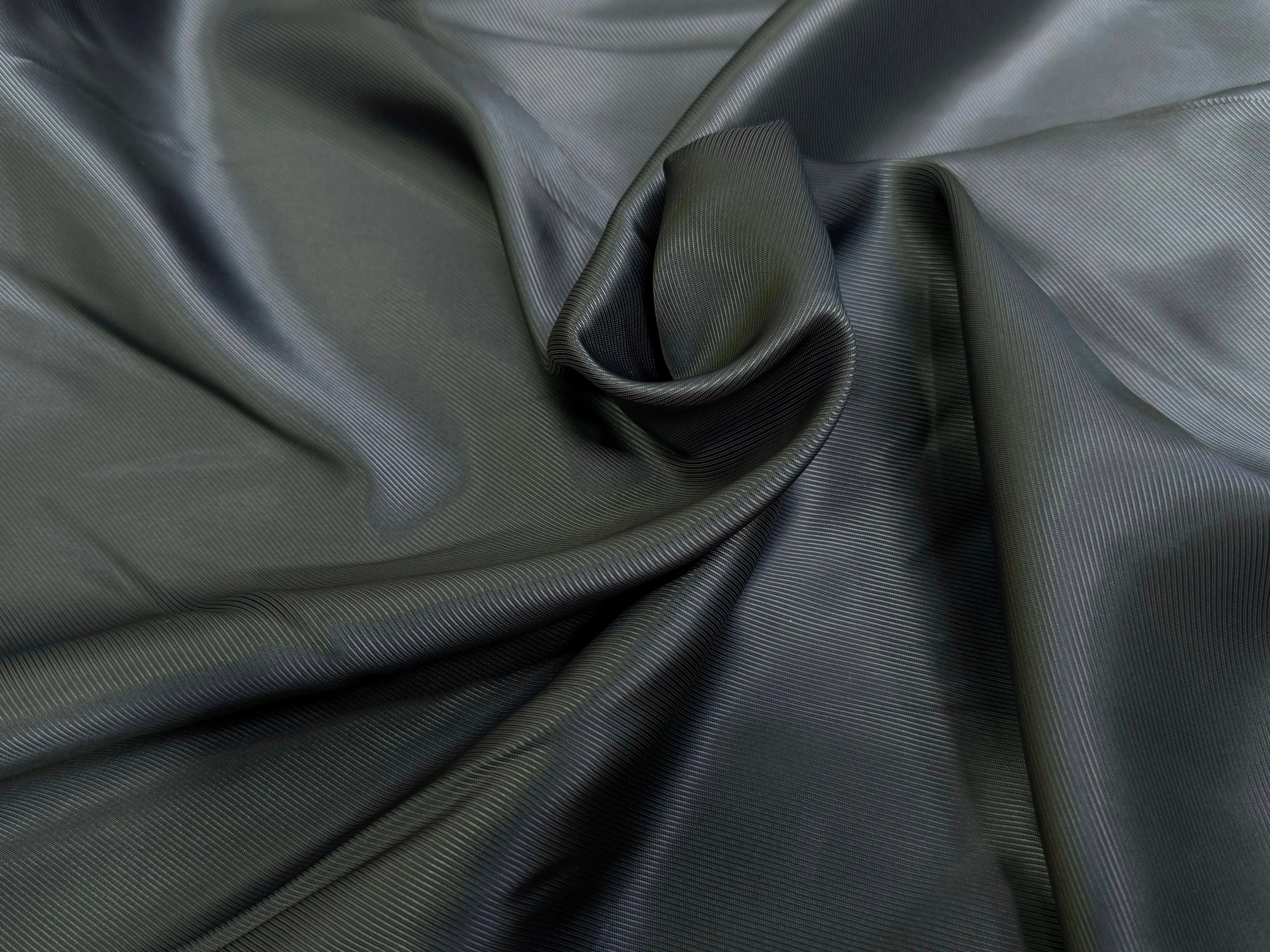 DOUBLURE DRILL FROIDE ACETATE VISCOSE GRIS ARGENTÉ - My Little Coupon