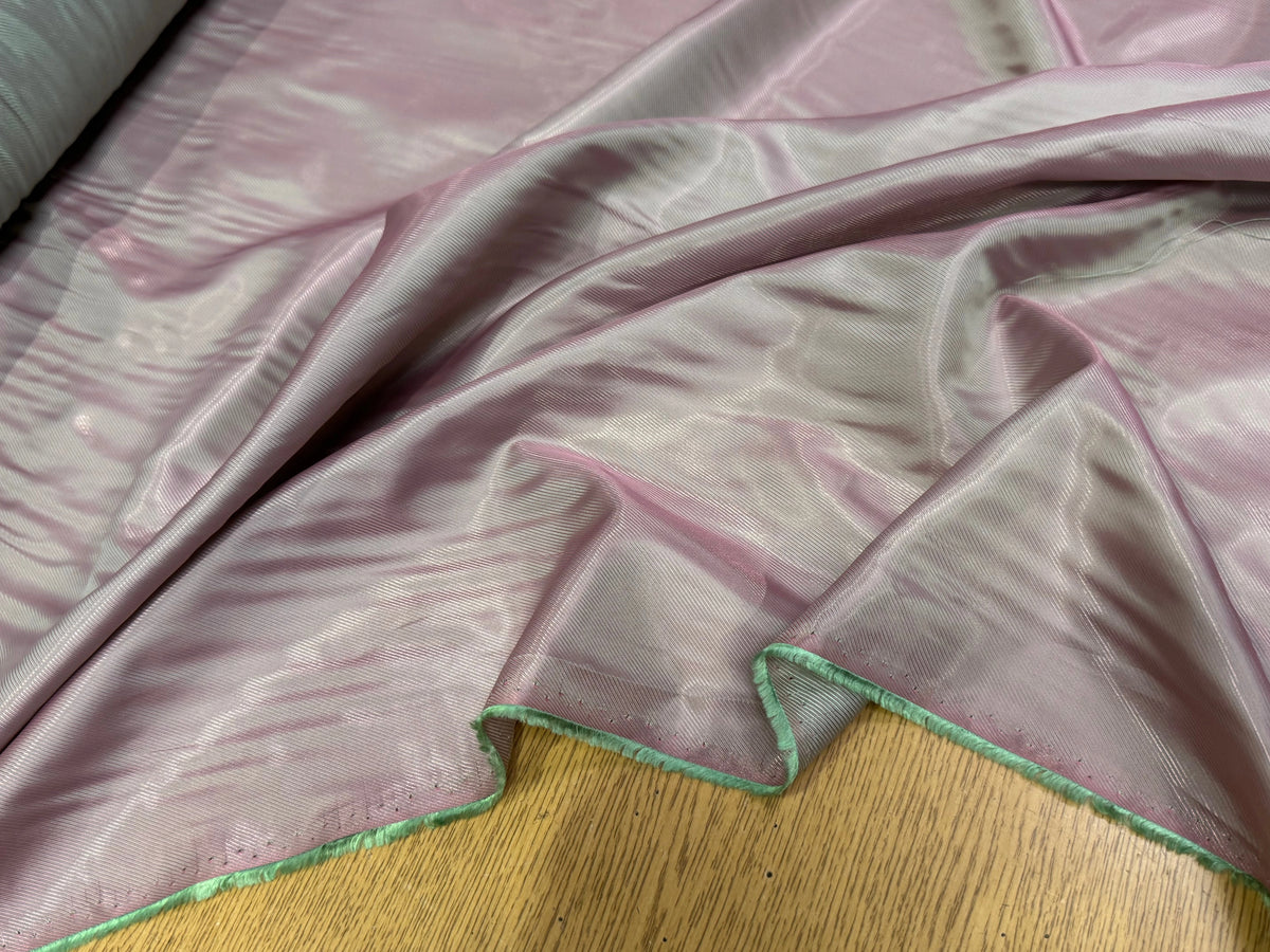 DOUBLURE DRILL POLYVISCOSE VERT CHANGEANT 50% VISCOSE - My Little Coupon