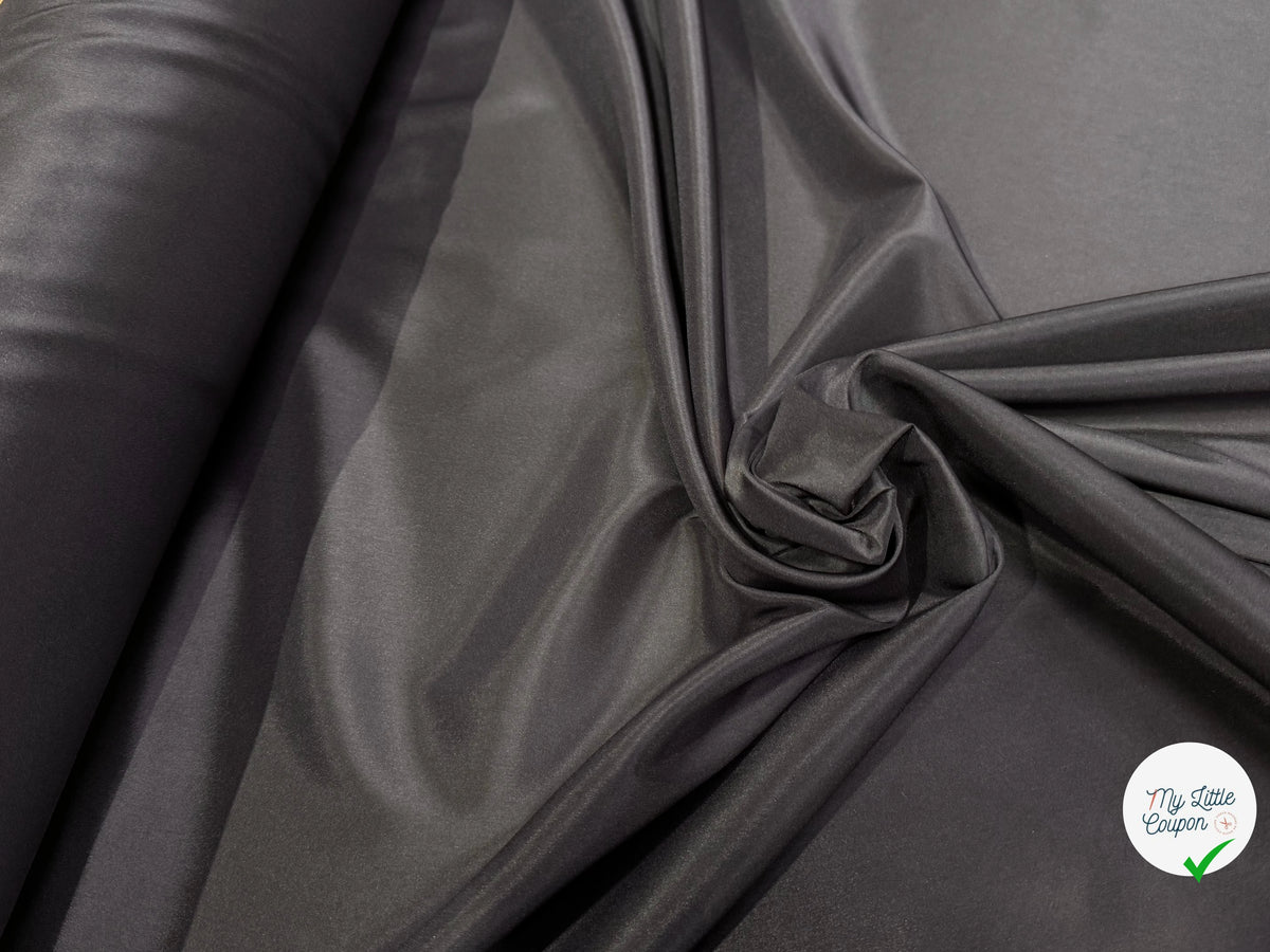 DOUBLURE FINE ET LISSE 62% ACETATE MARRON GLACÉ STRETCH - My Little Coupon
