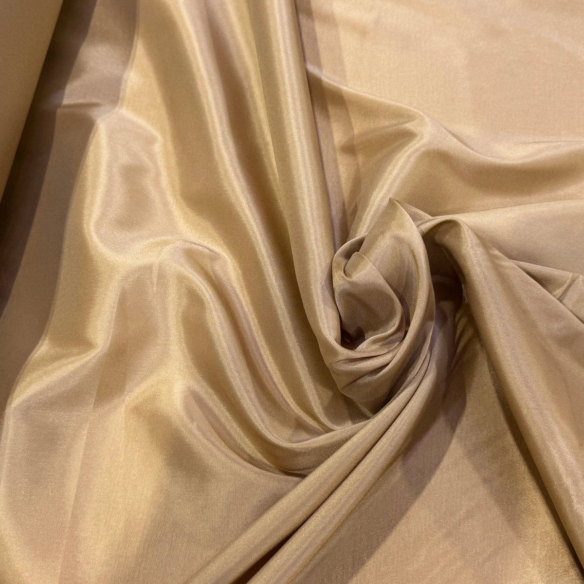 DOUBLURE FINE LÉGÈREMENT SATINÉE ET STRETCH BEIGE TAUPE - My Little Coupon
