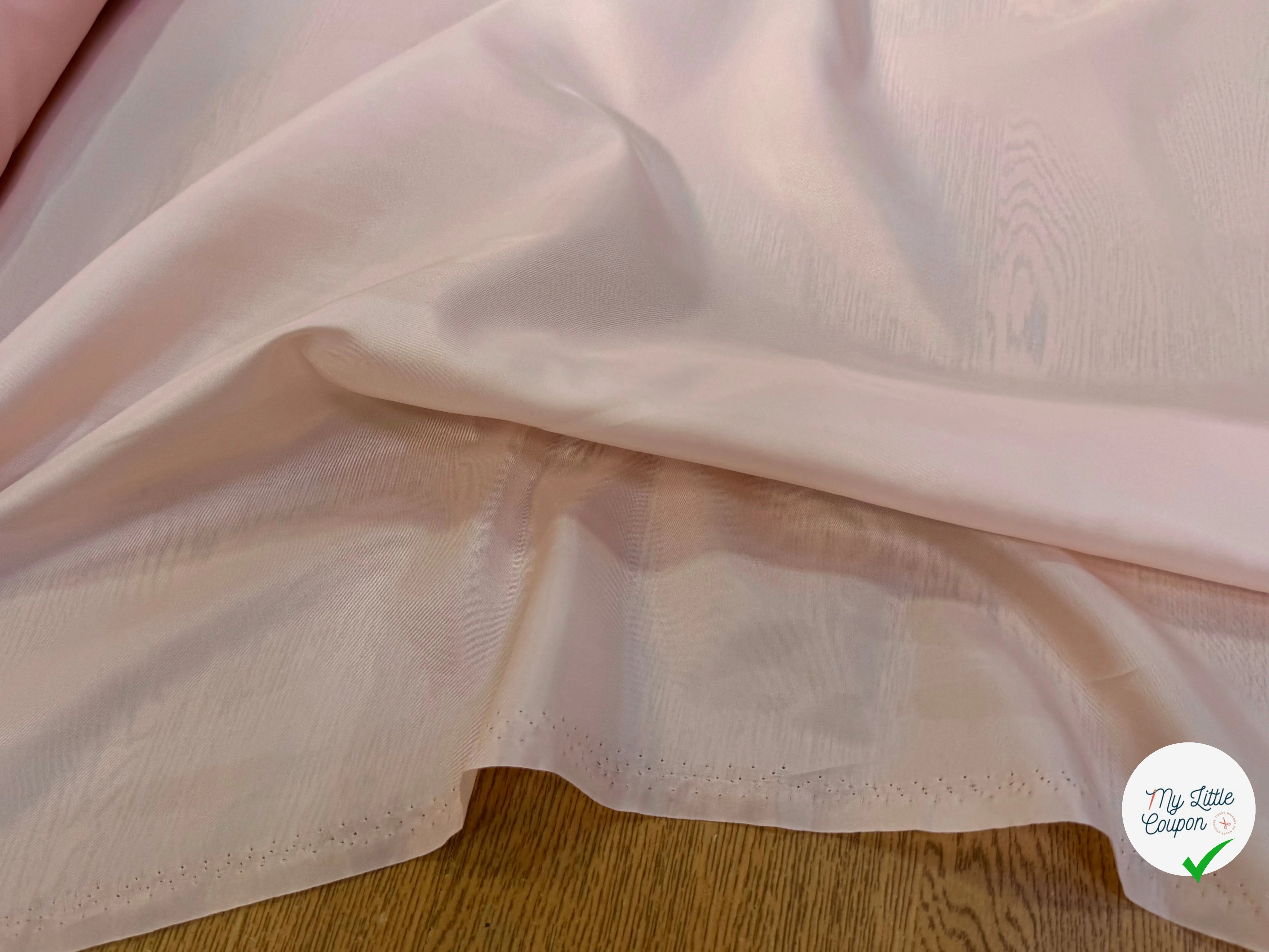 DOUBLURE FINE ROSE SAUMON CLAIR - My Little Coupon