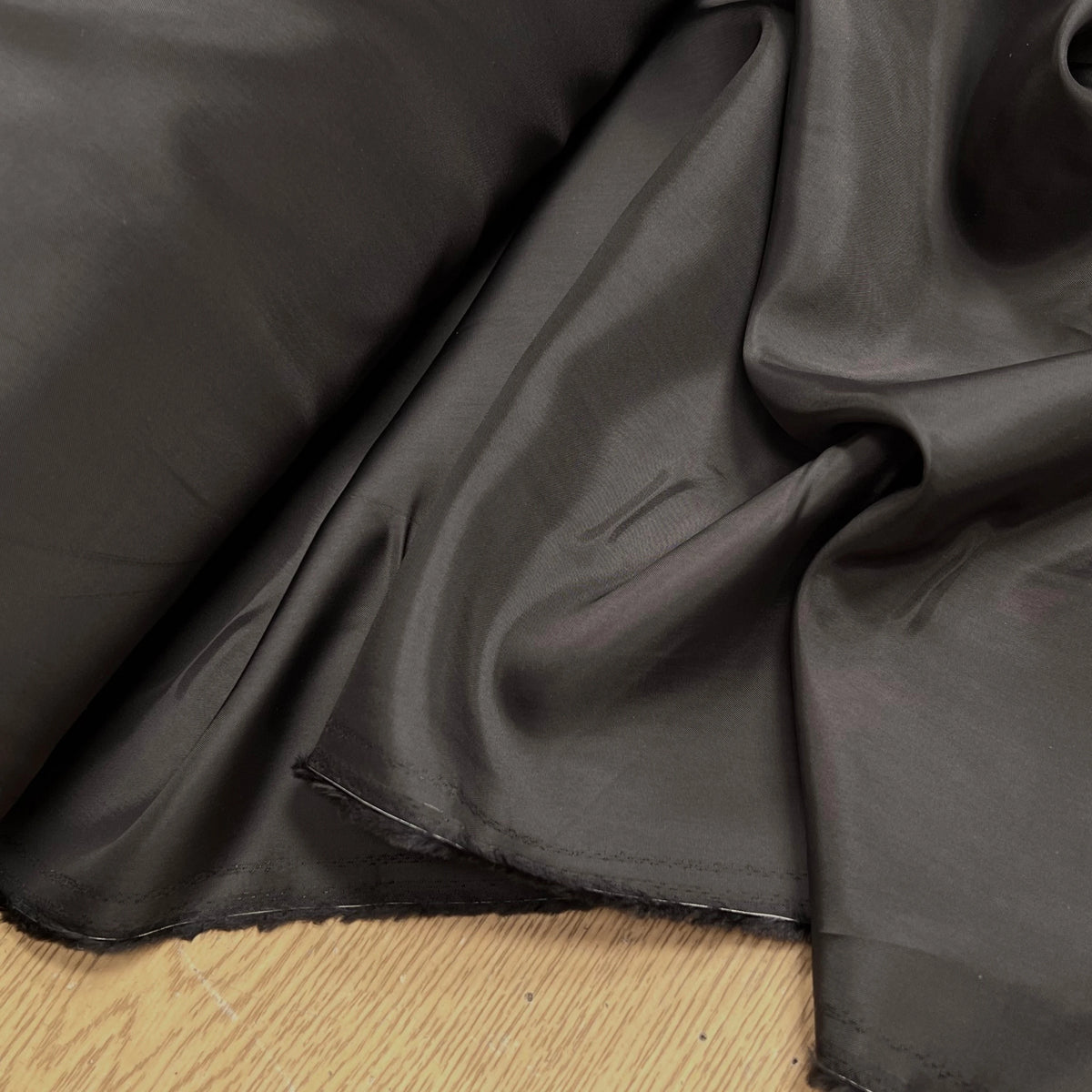 DOUBLURE LISSE 100% VISCOSE FINE BLACK COFFEE - My Little Coupon