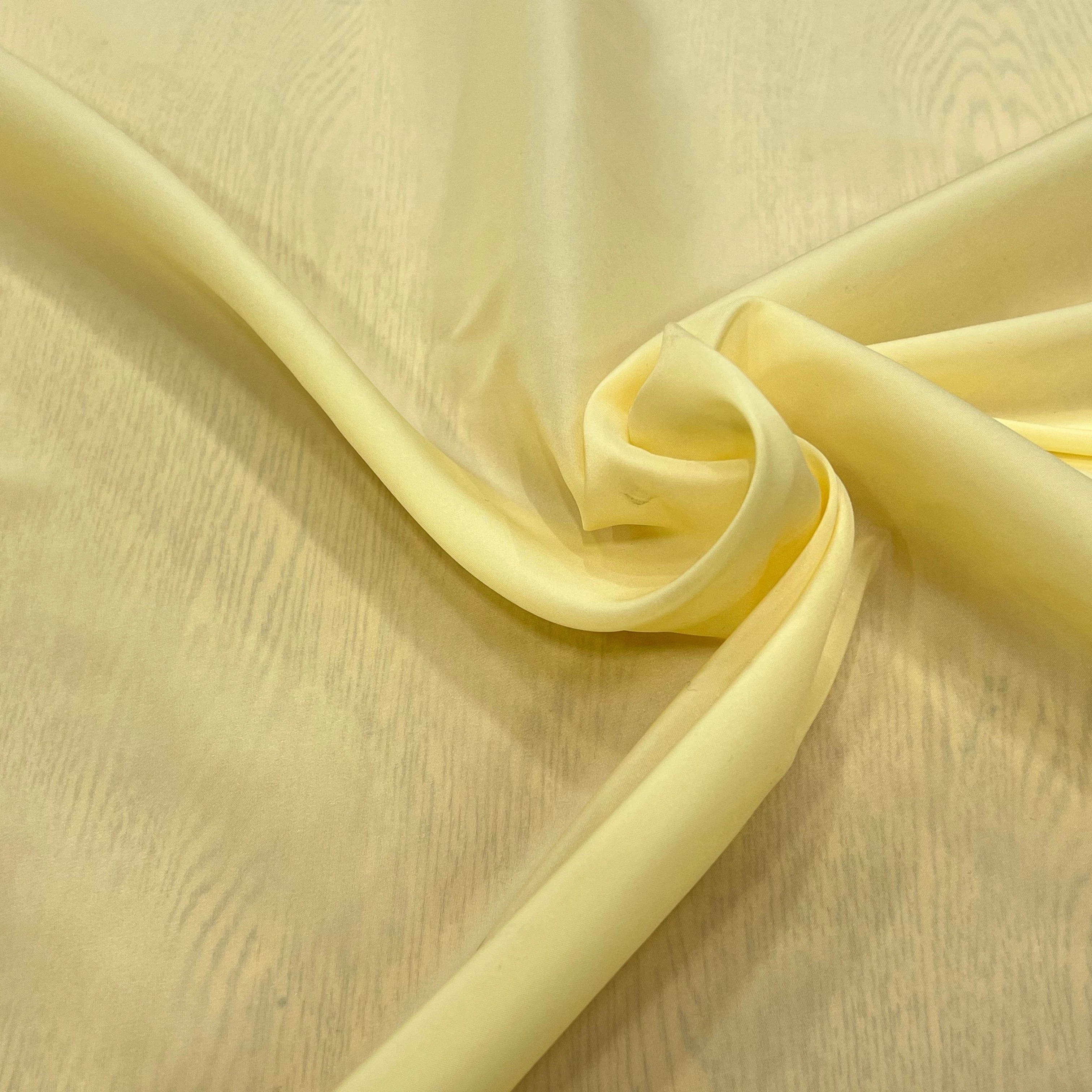 DOUBLURE NYLON FIN JAUNE VANILLE - My Little Coupon
