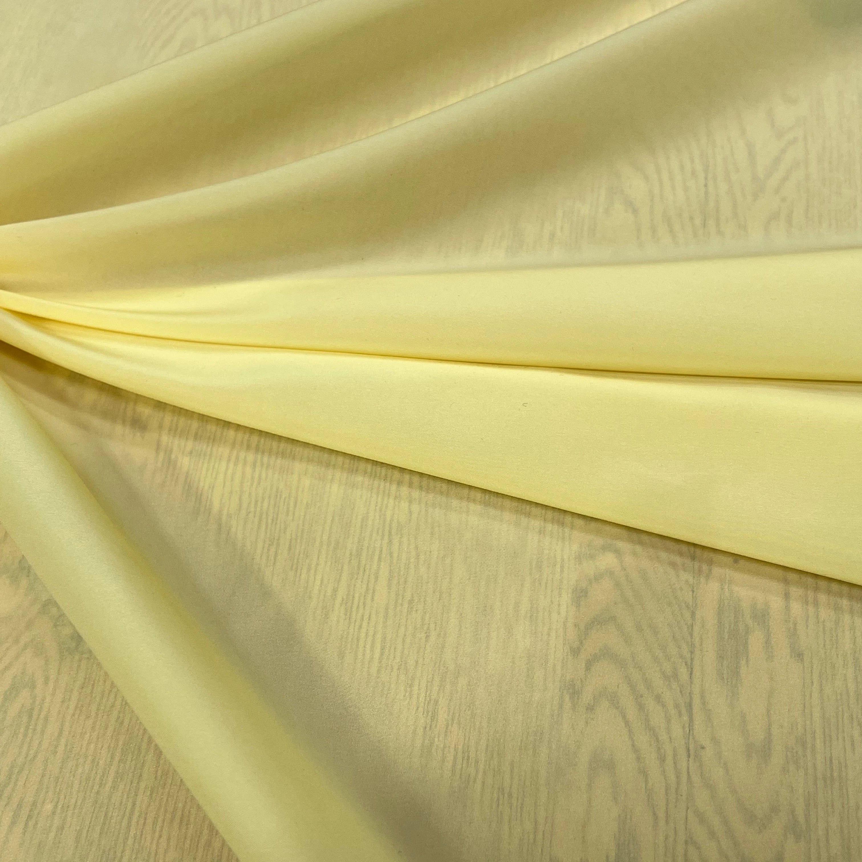 DOUBLURE NYLON FIN JAUNE VANILLE - My Little Coupon