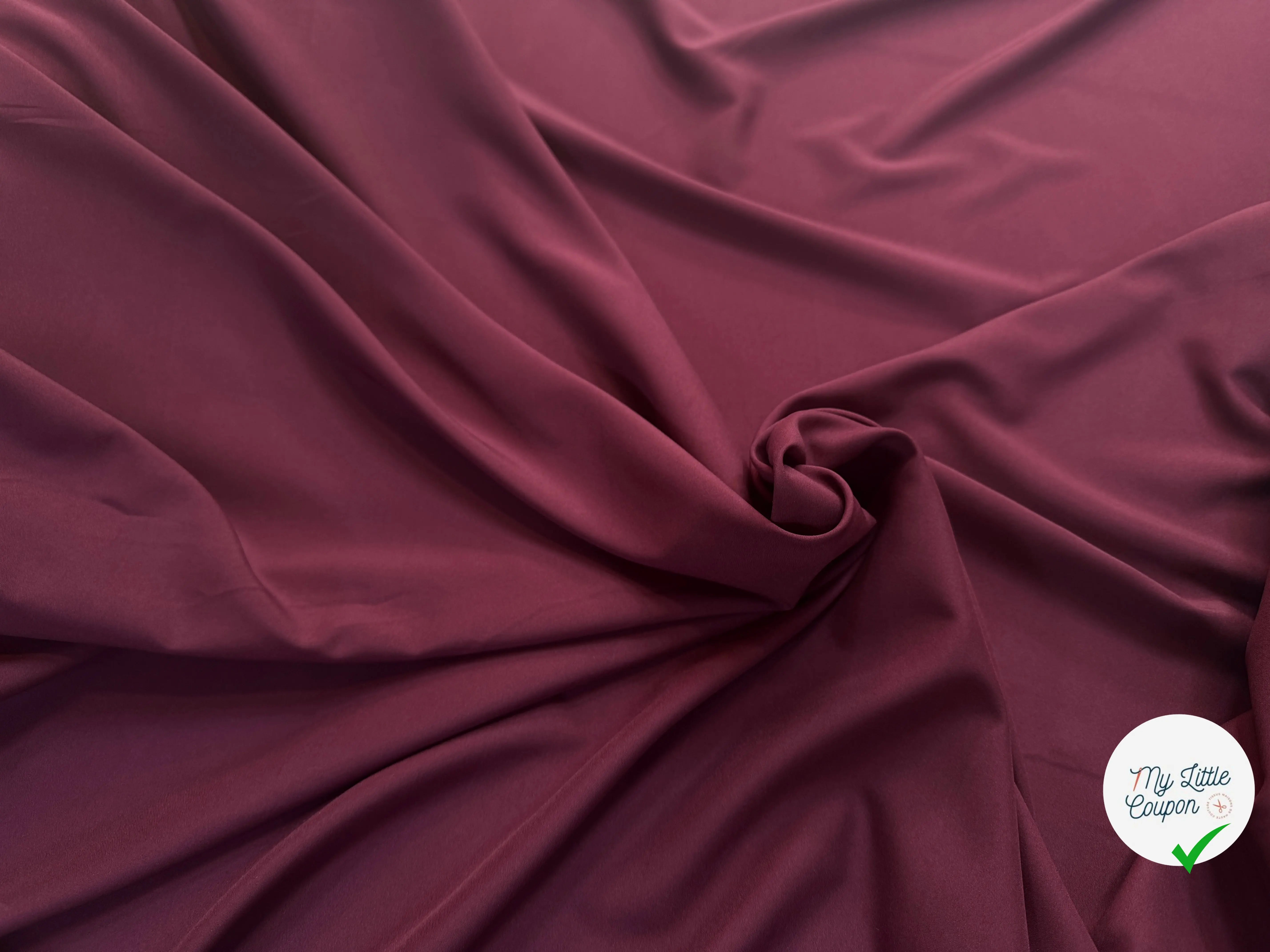 DOUBLURE PONGÉ BORDEAUX - My Little Coupon