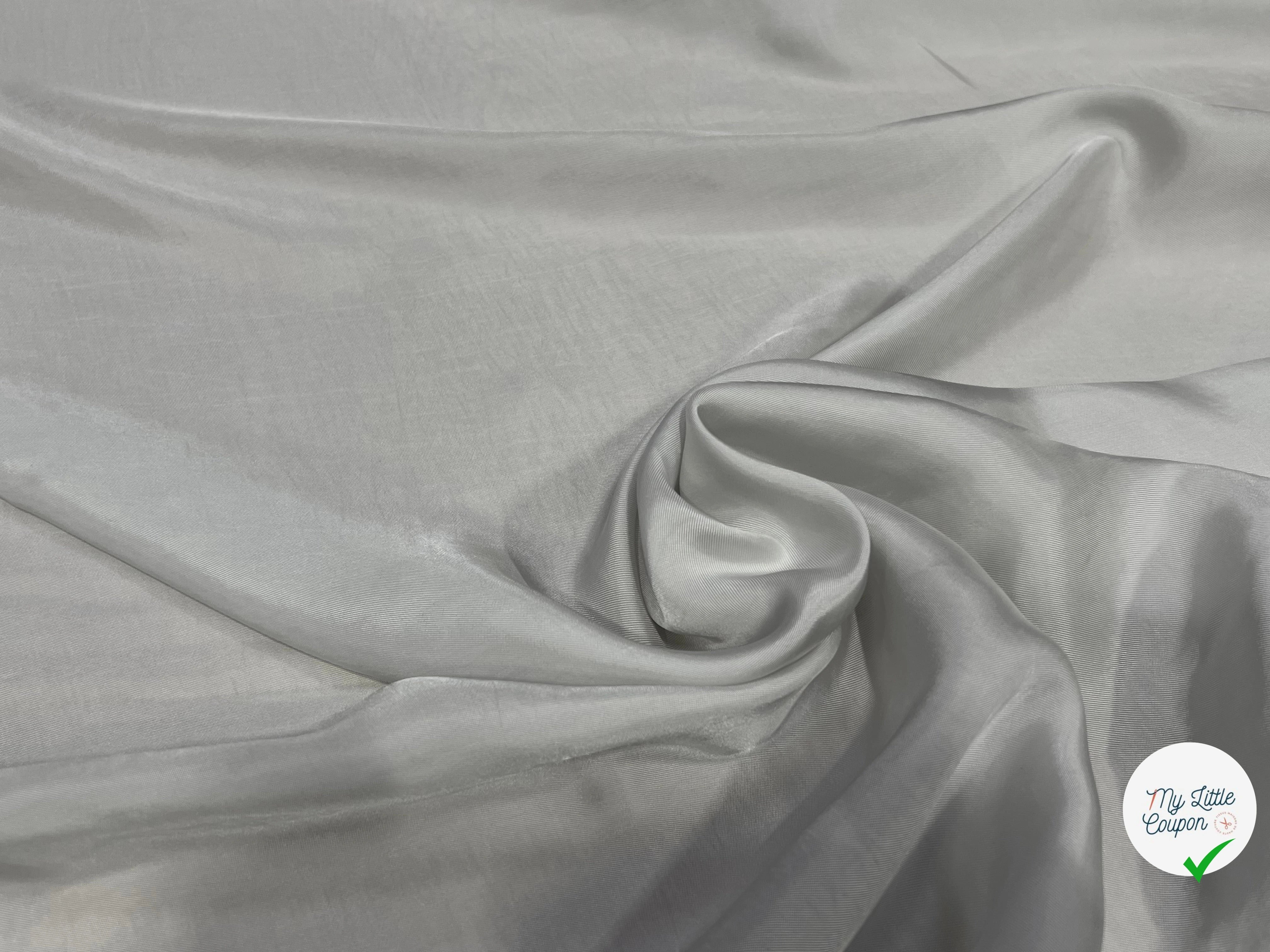 DOUBLURE SABLE BLANC CASSÉ 50% VISCOSE 50% CUPRO - My Little Coupon