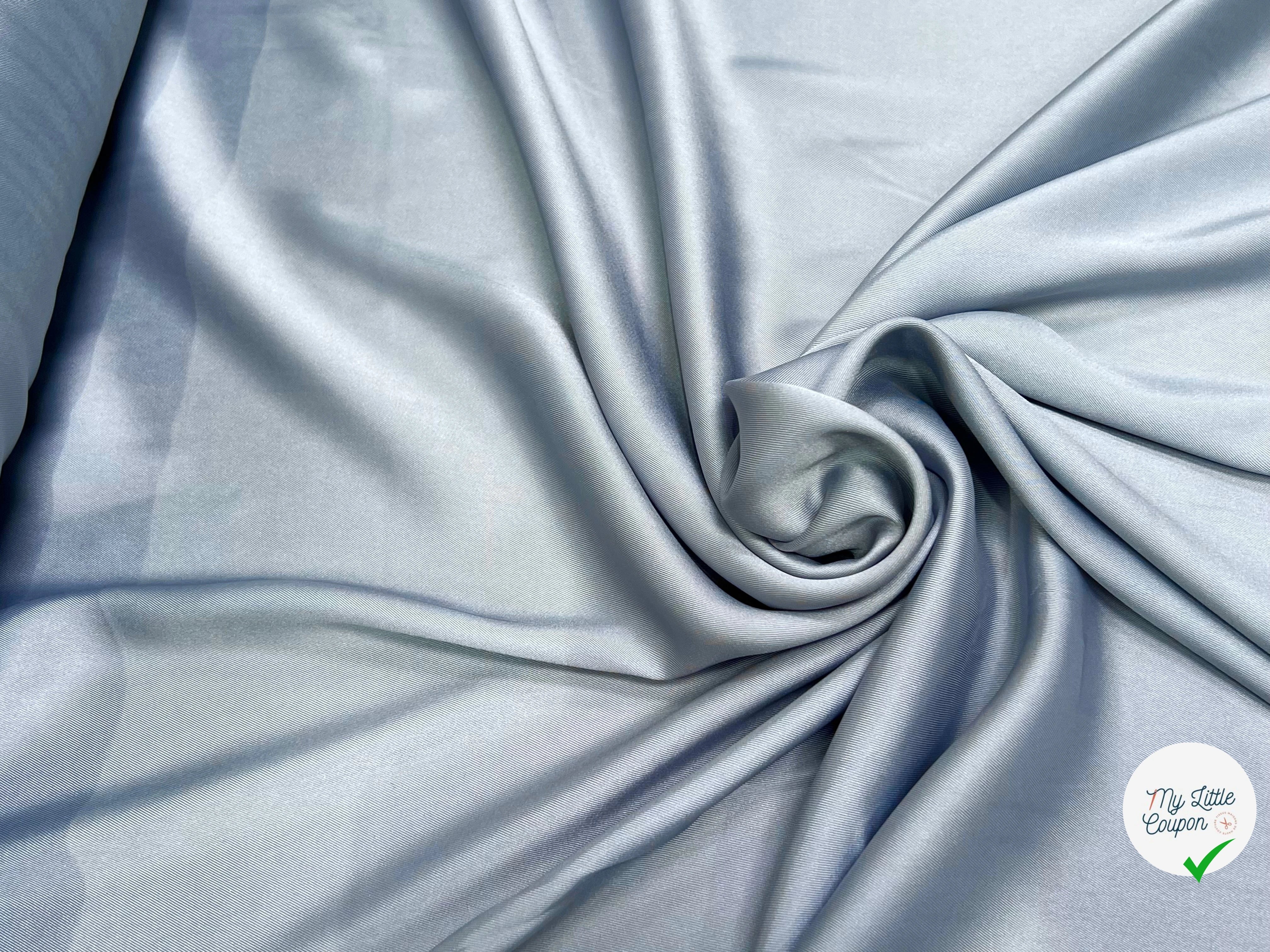 DOUBLURE SATIN SOFT GRIS D'ACIER - My Little Coupon