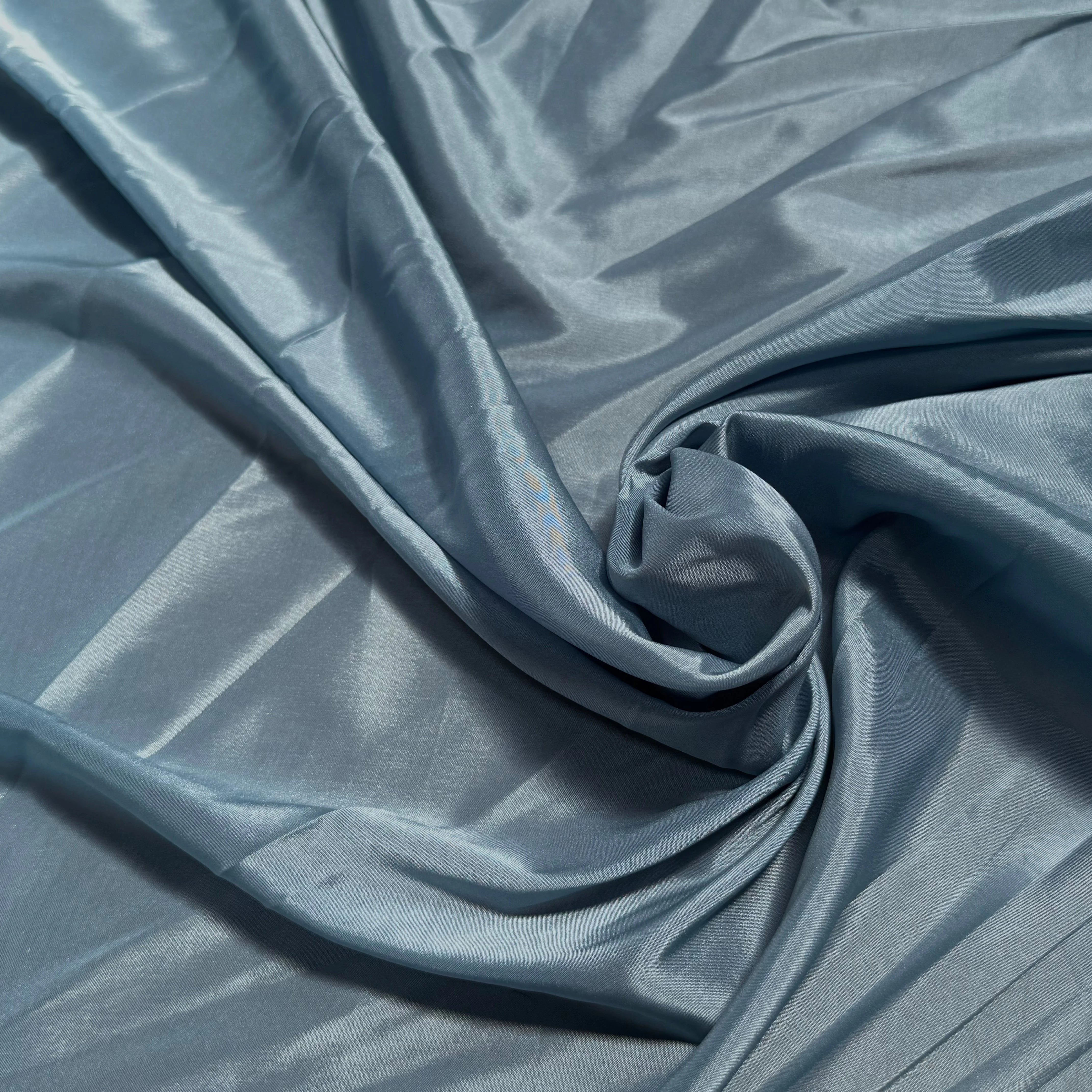 DOUBLURE SATINÉE STRETCH BLEU GRIS - My Little Coupon
