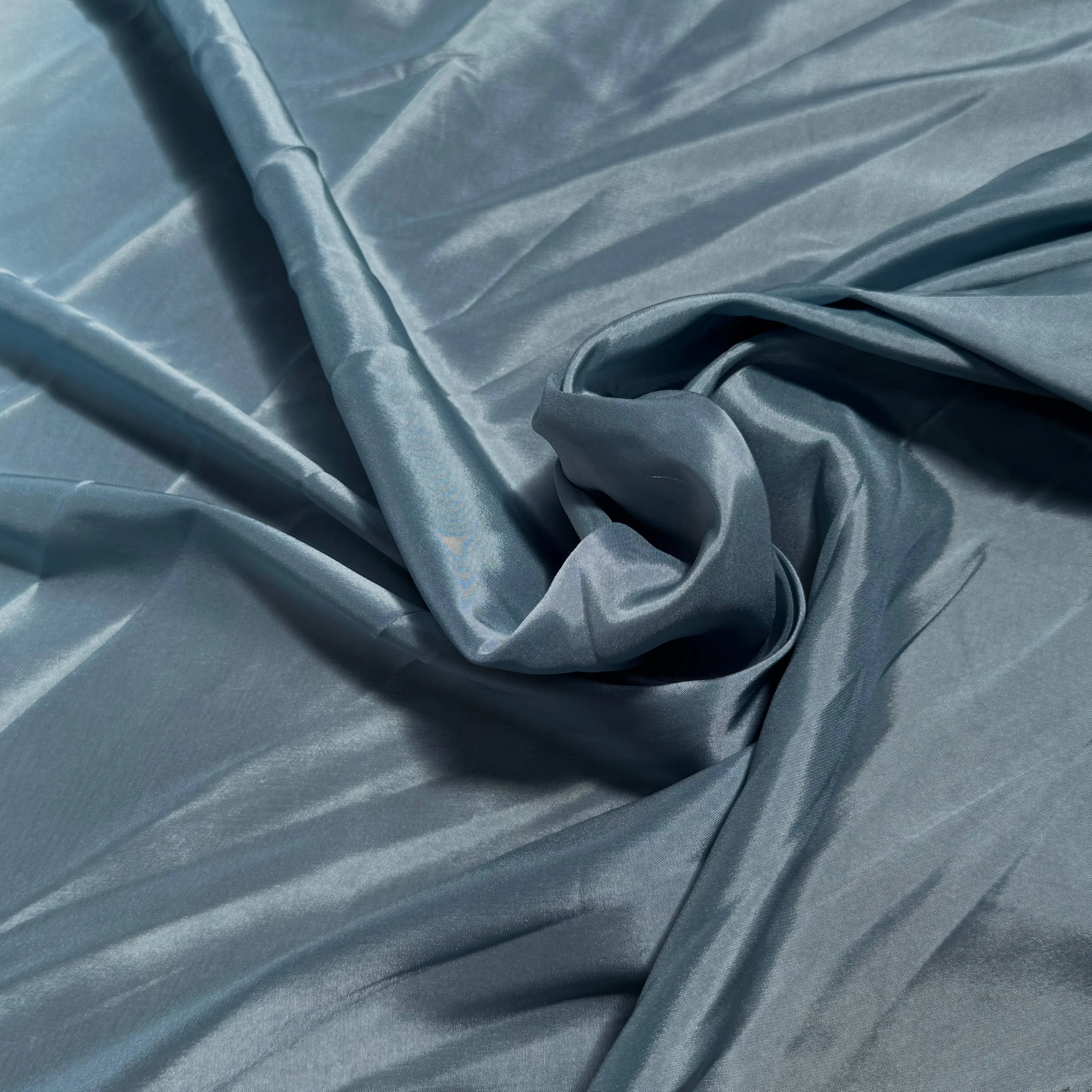 DOUBLURE SATINÉE STRETCH BLEU GRIS - My Little Coupon